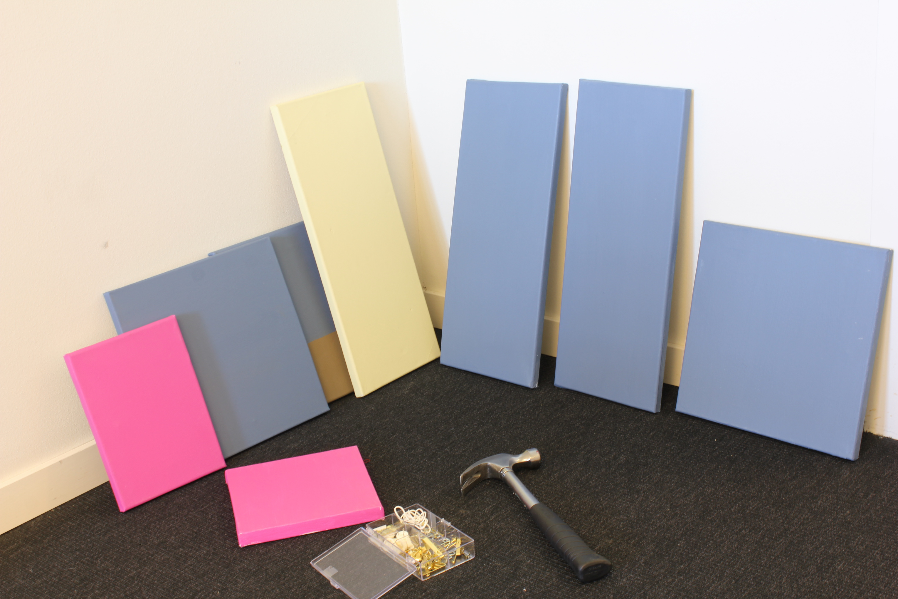 Slik lager du dekorative fargeprøver