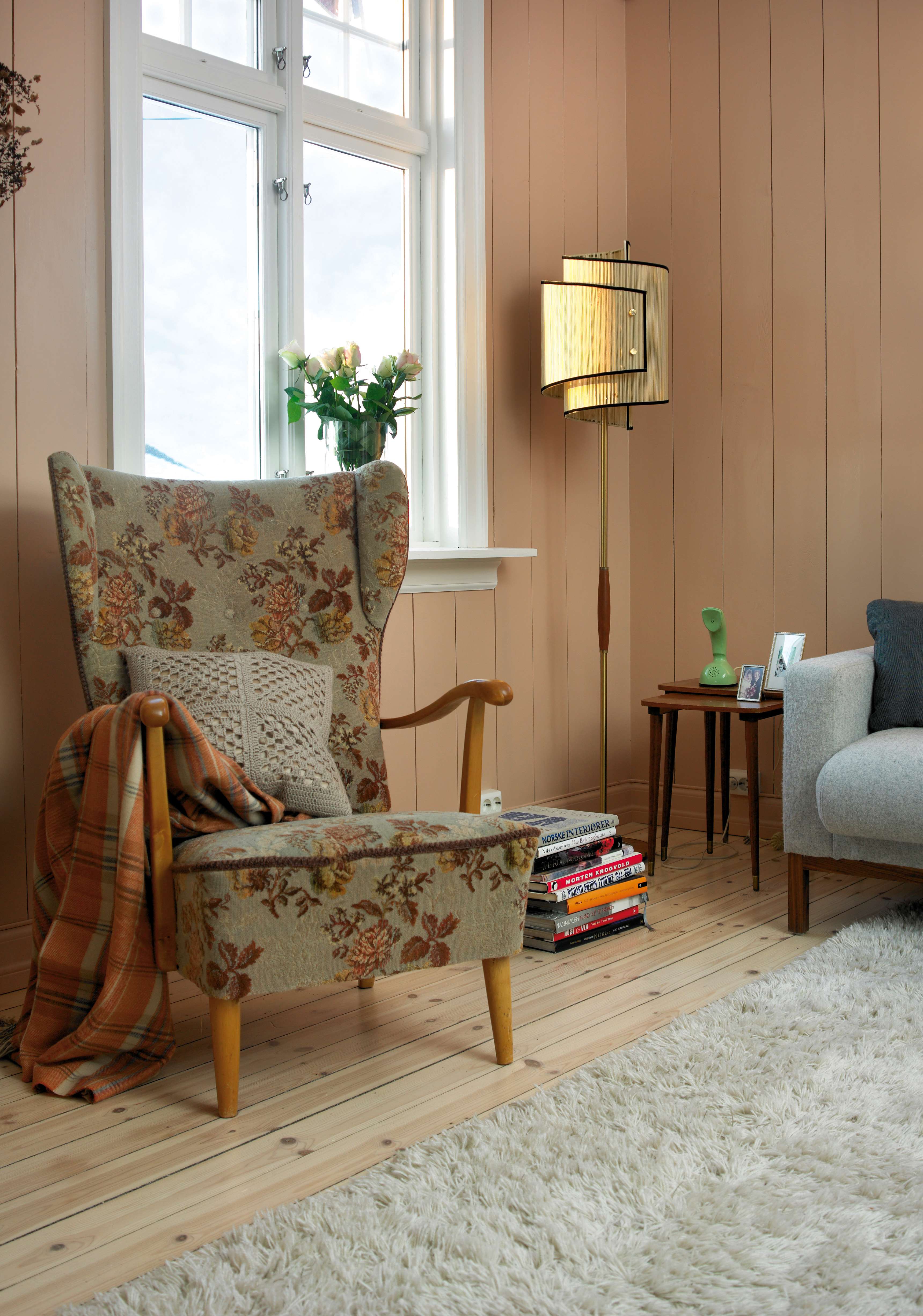 Farger kan benyttes for å varme et nordvendt rom. 