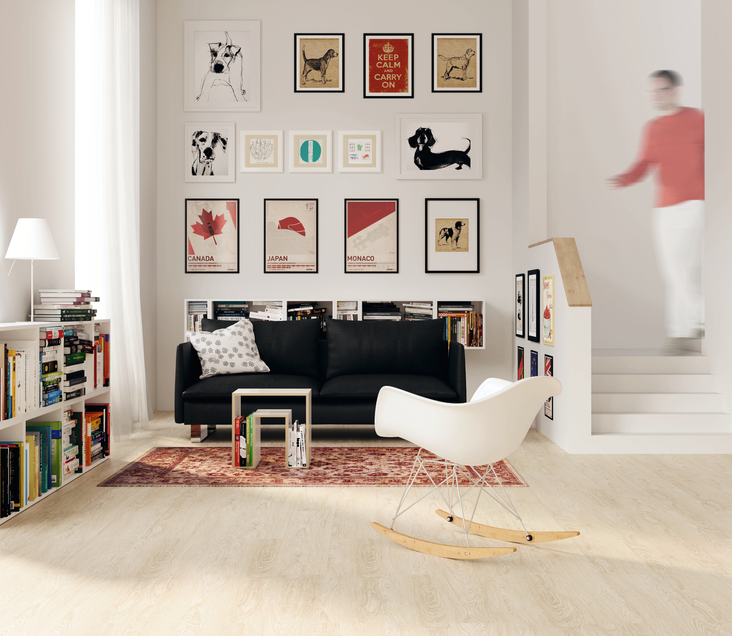 Linoleum med digitalt trykk