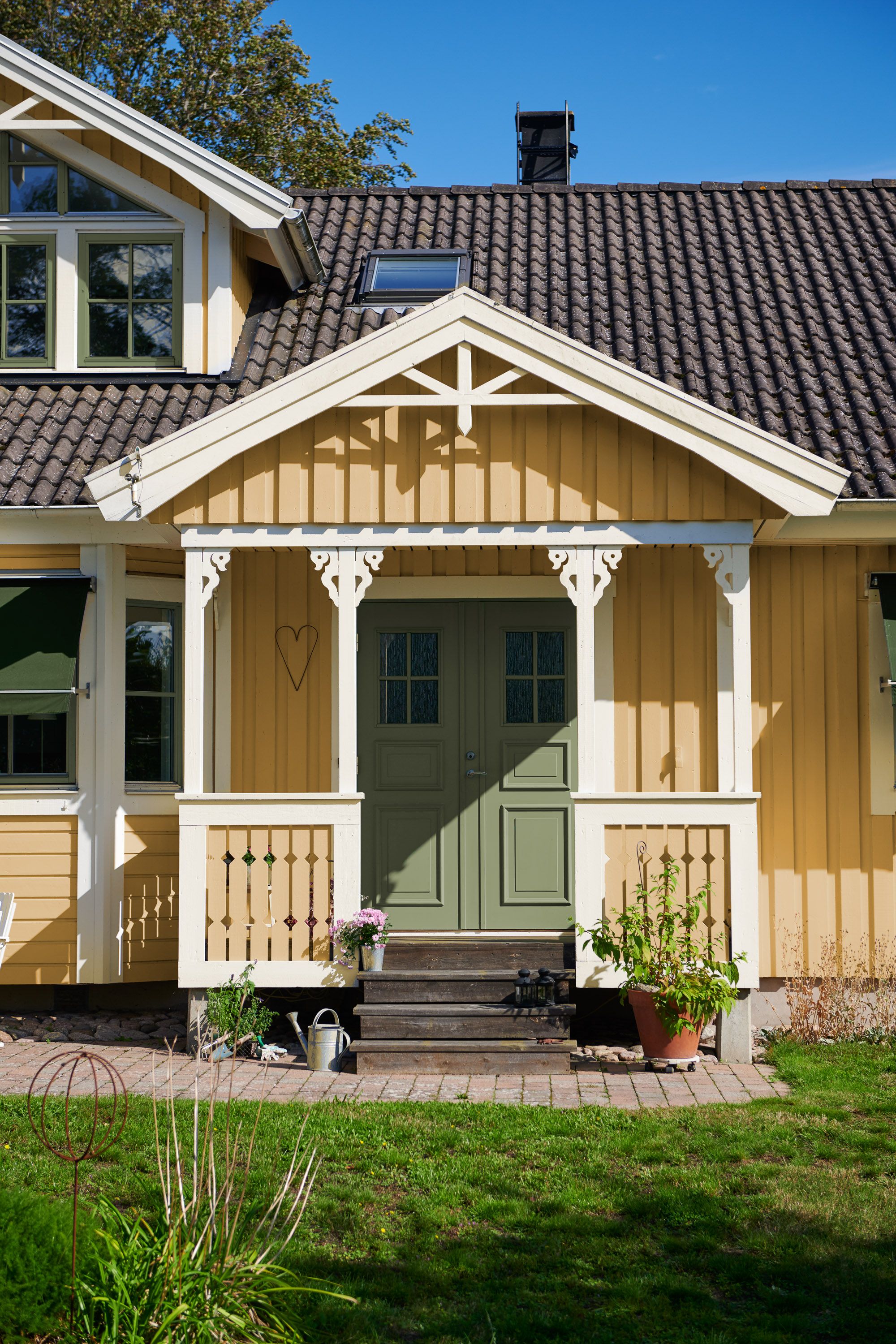 Slik maler du inngangsdøren