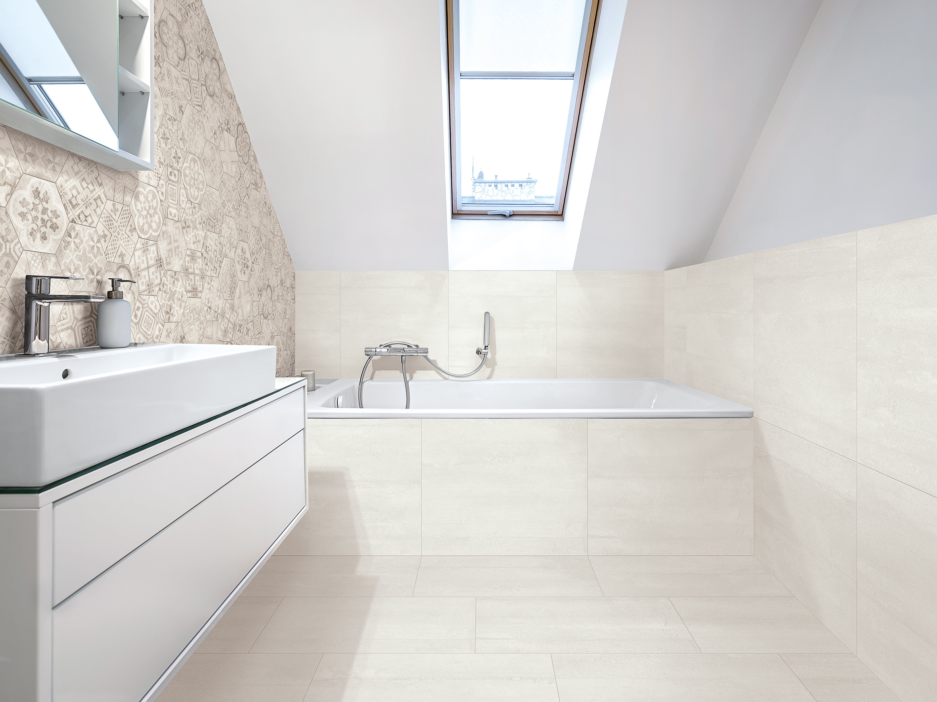 Lekkert med fliser på badet