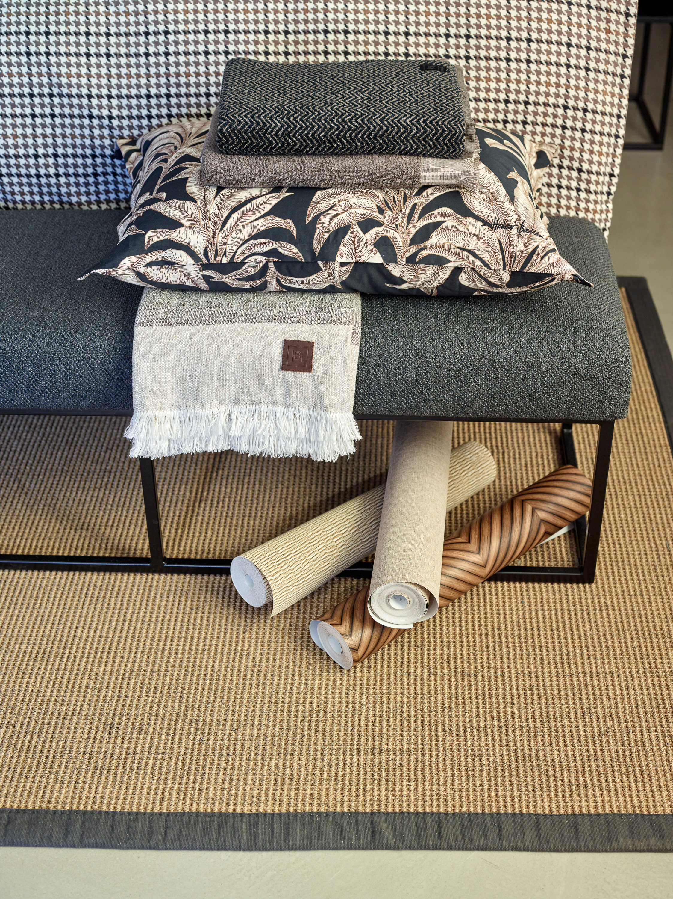 seng med brunt og sort