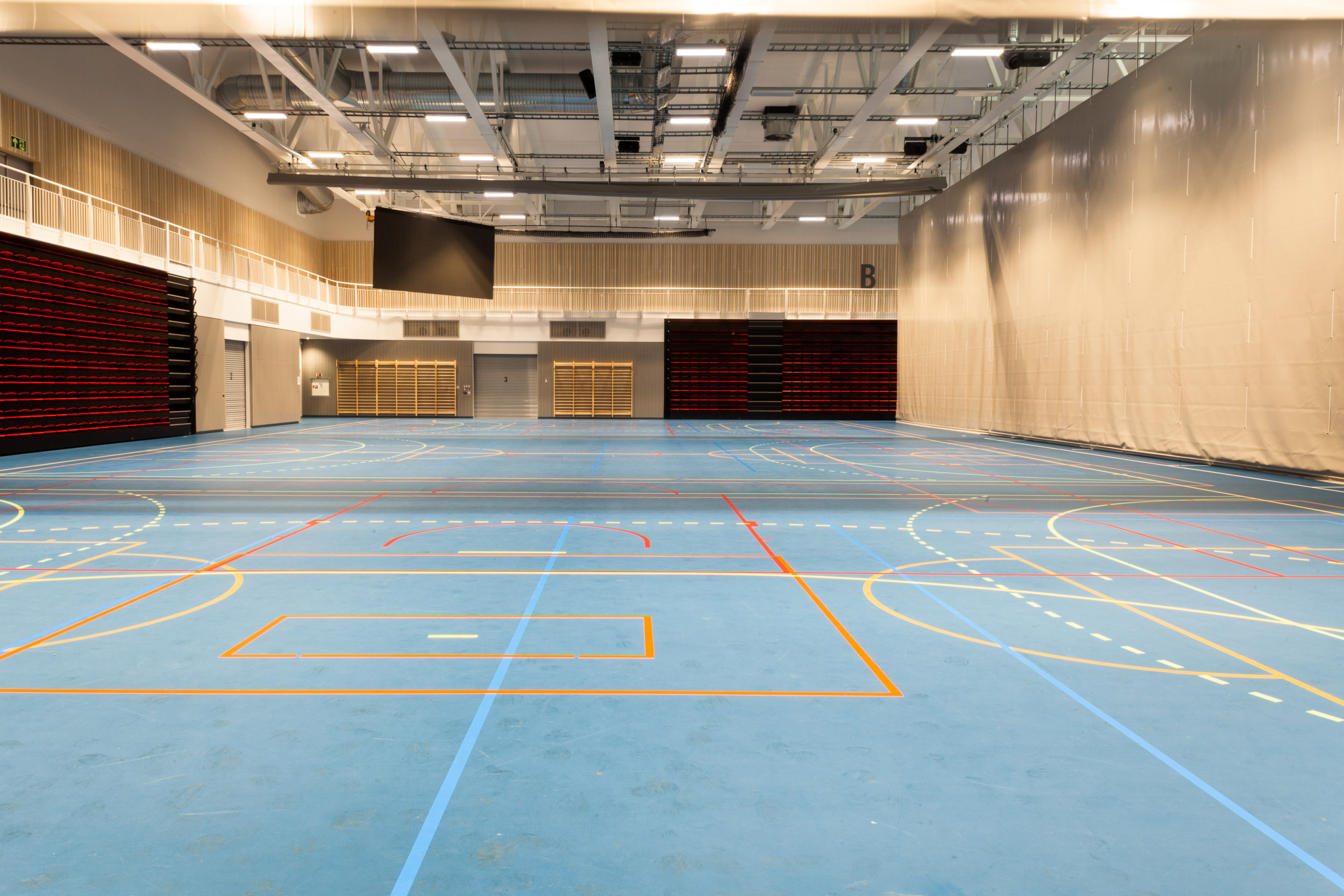 Flerbrukshall på Heimdal vgs.