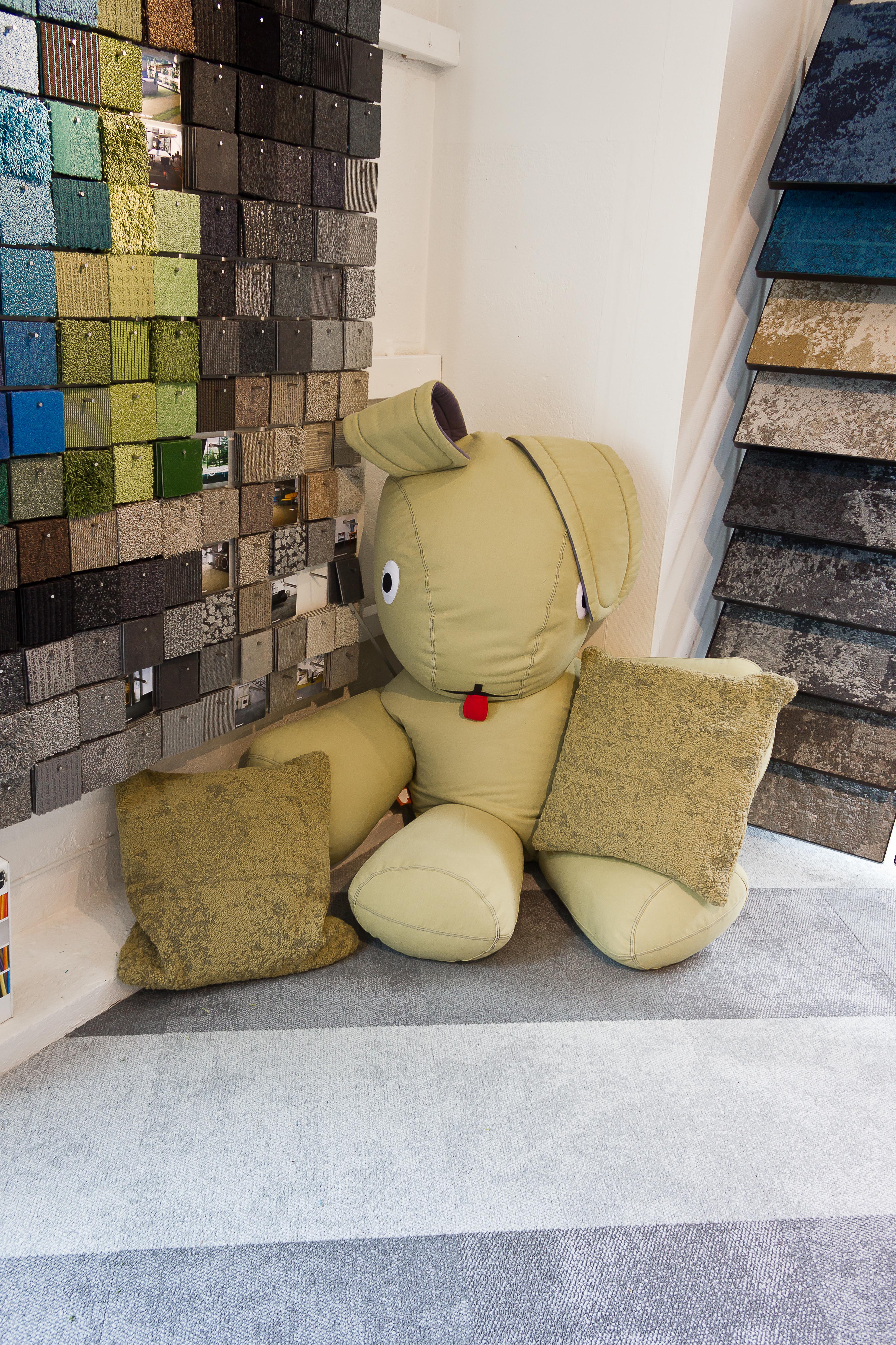 Teppeleverandøren Interface benyttet både myke og grønne virkemidler for å trekke besøkende inn i showrommet sitt.