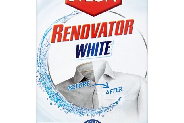 Dylon Renovator White fra Alanor er et annet alternativ som gjør juleskjorta hvit igjen.