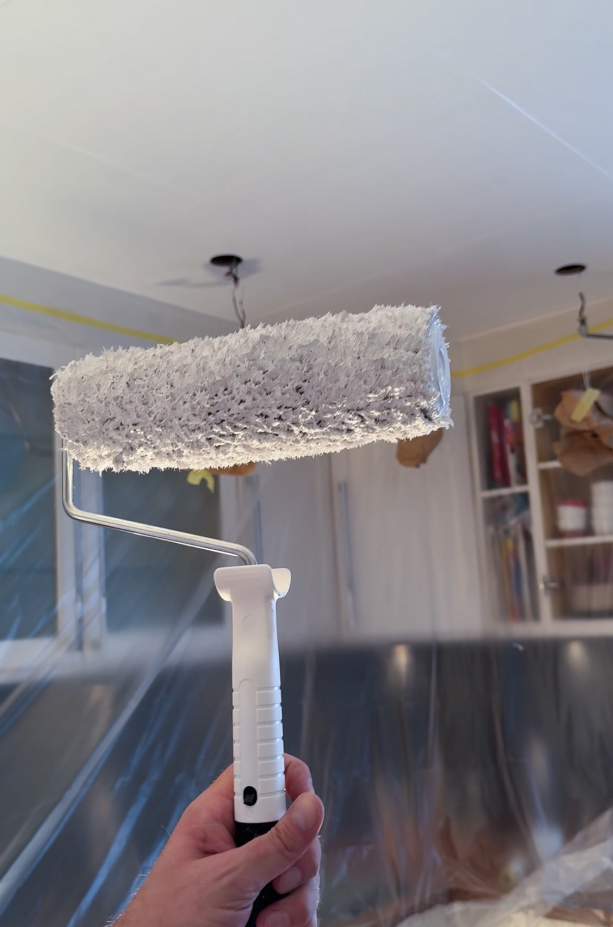 malerull som er riktig mettet med maling.