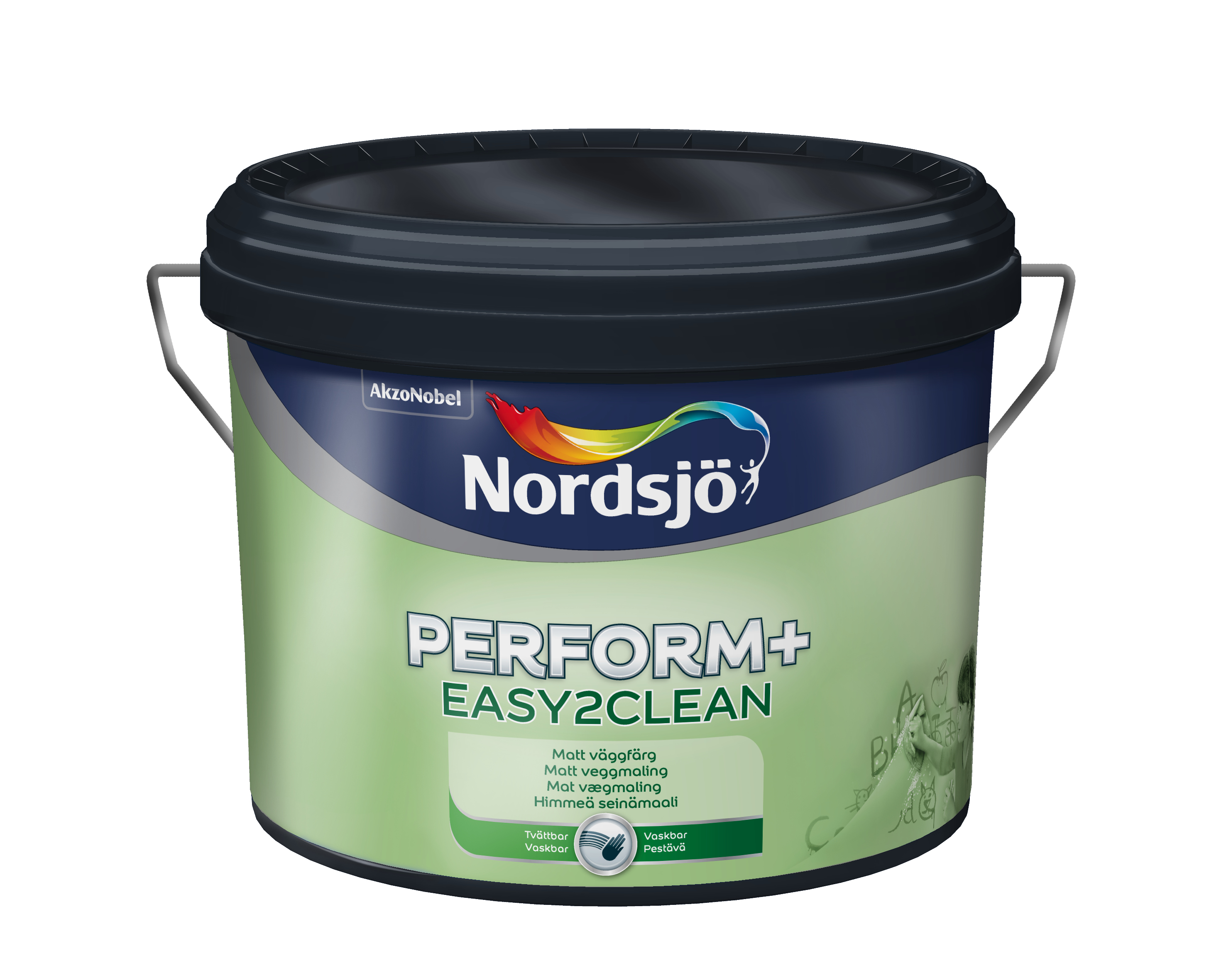 Perform+ Easy2Clean brukes til vegger innendørs, har god dekkevne og er smidig å påføre. 