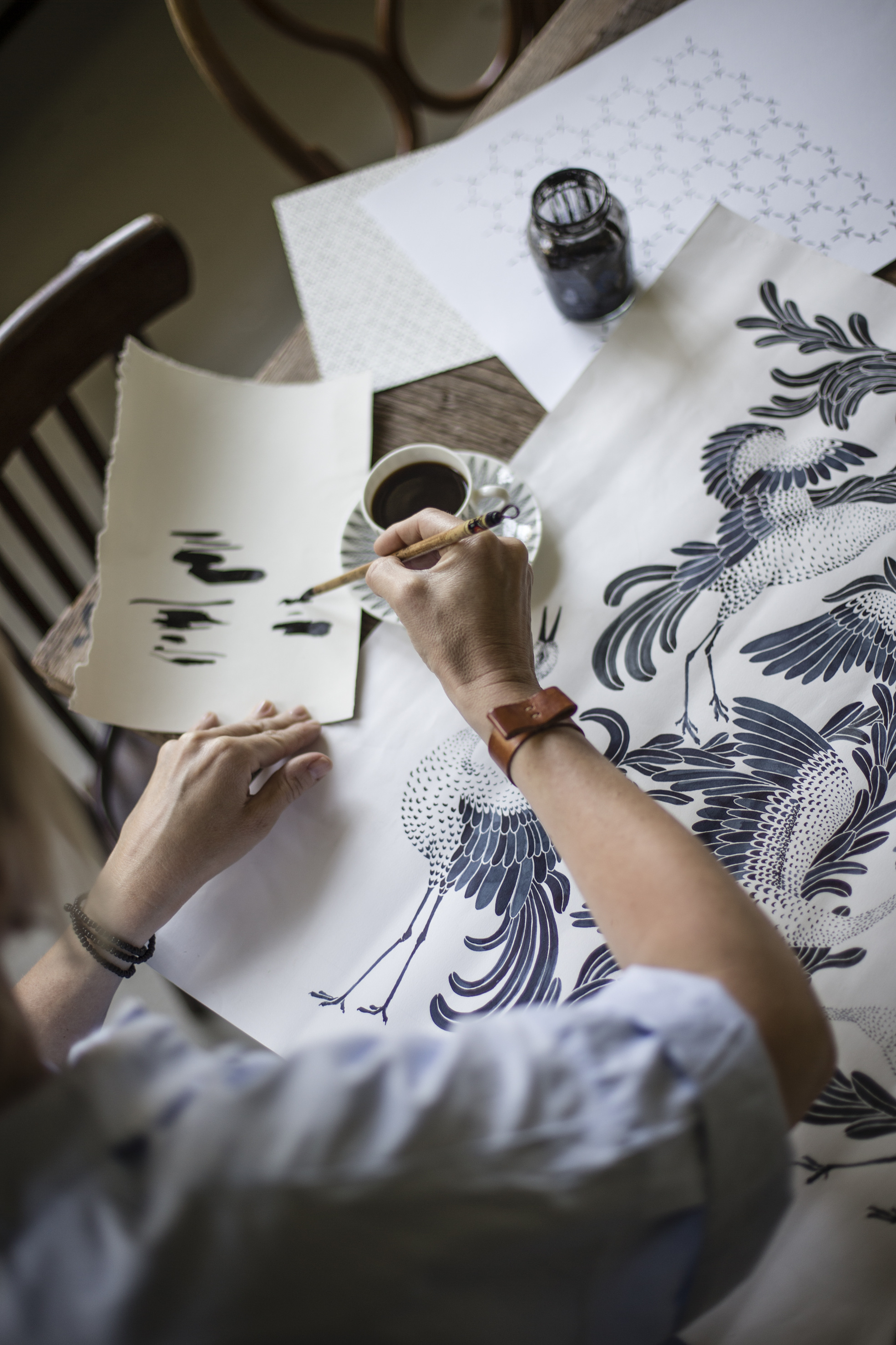 Designer Emma Von Brömssen, som står bak Eco Simplicity-kolleksjonen fra Borge, har lagt vekt på godt håndverk, historie og tradisjon. Hennes inspirasjonskilde nr. 1: naturen.