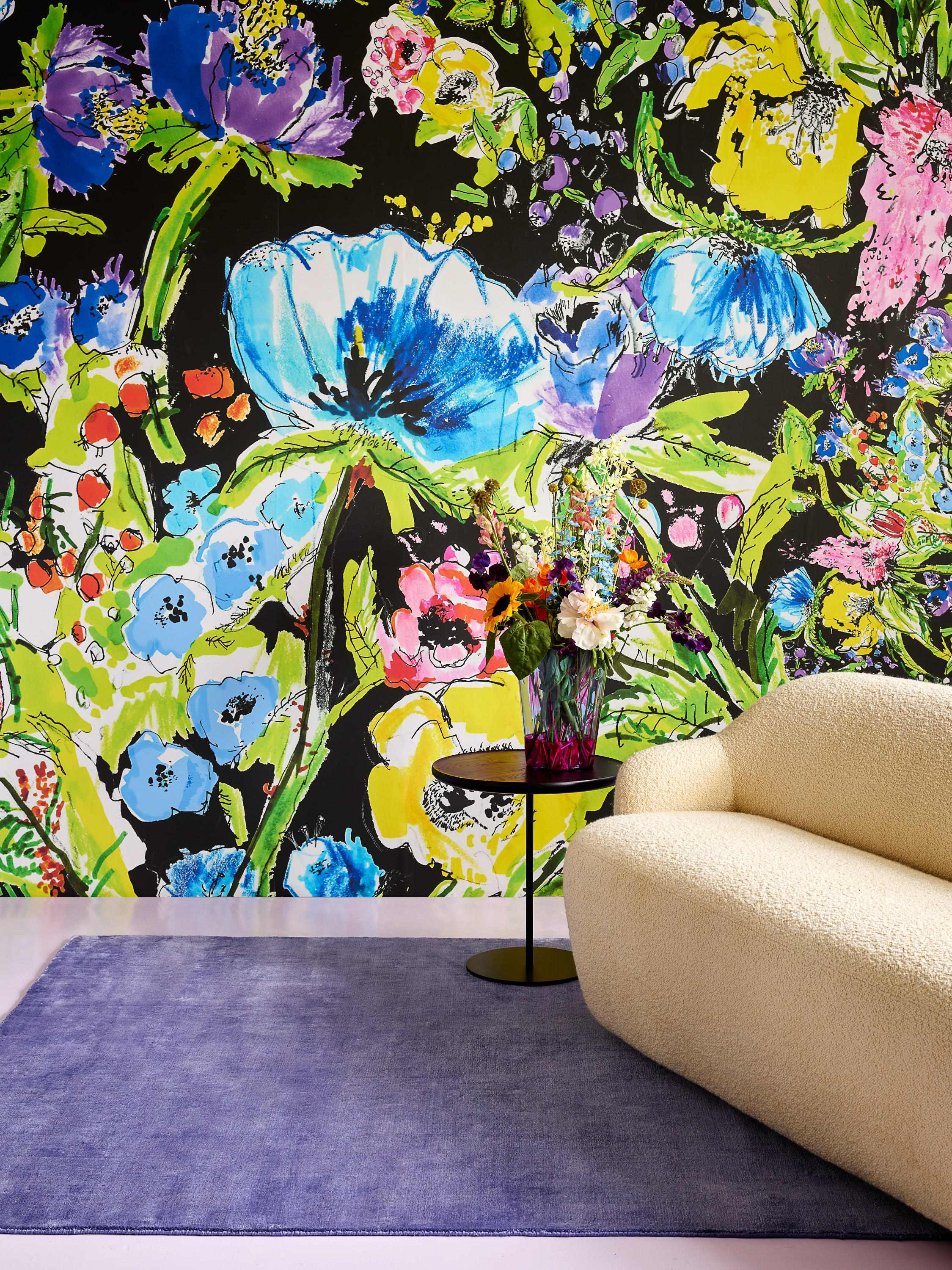 Teppe og tapet fra kolleksjonen EDDA, Storeys og InHouse, Styling Christine Herra.