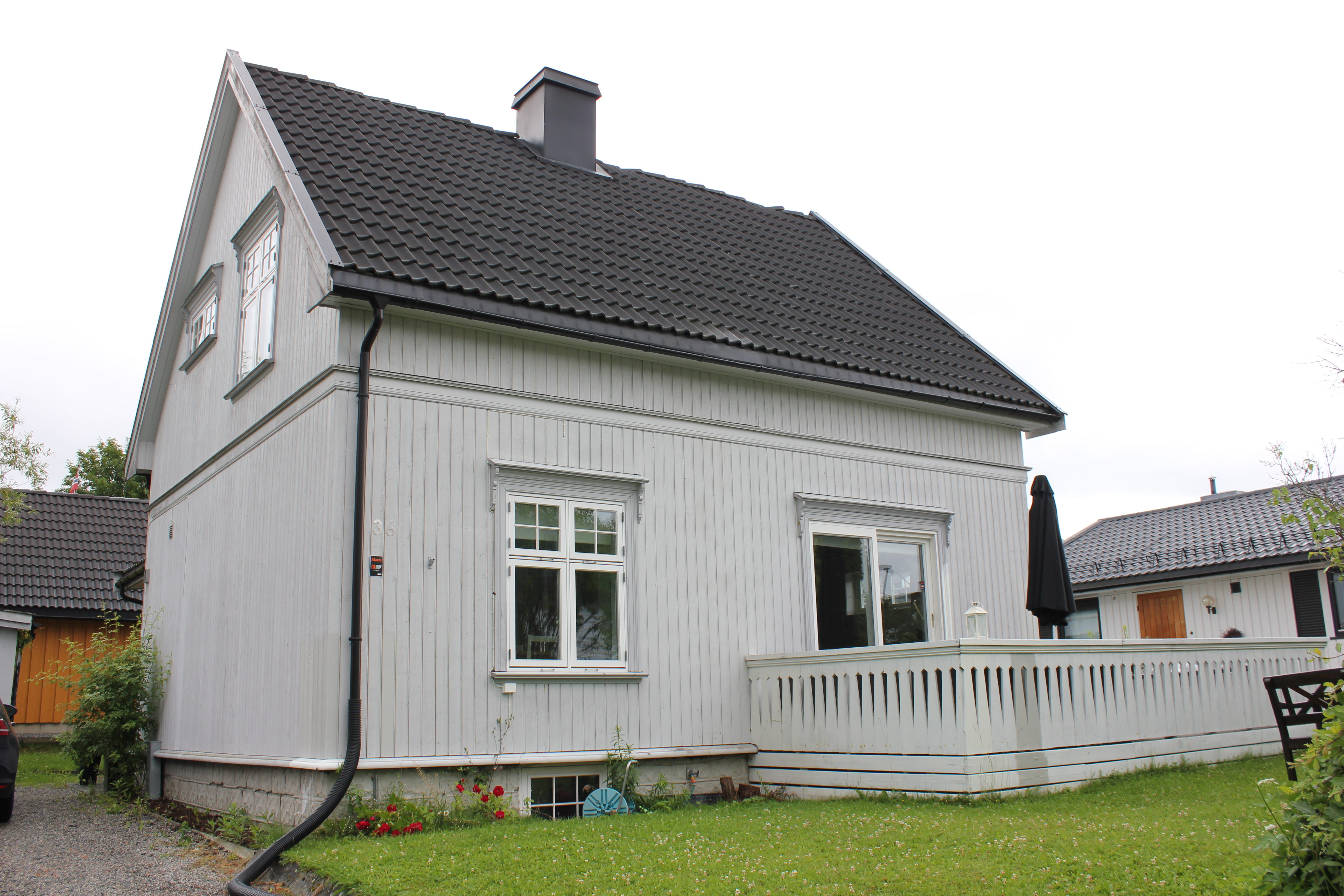 Hvilke deler skal vi male hvitt?