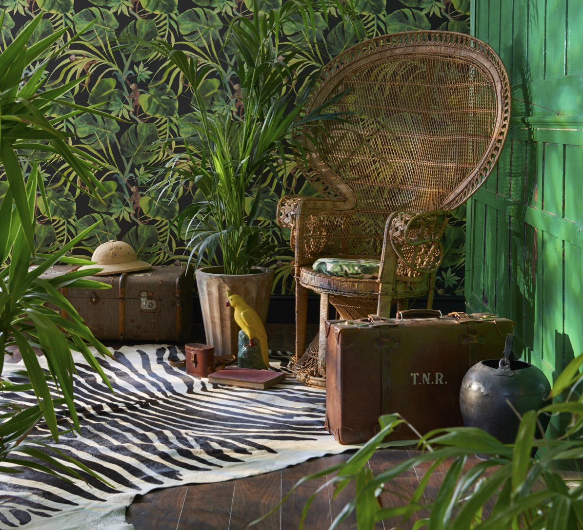 Jungeltapet i gangen