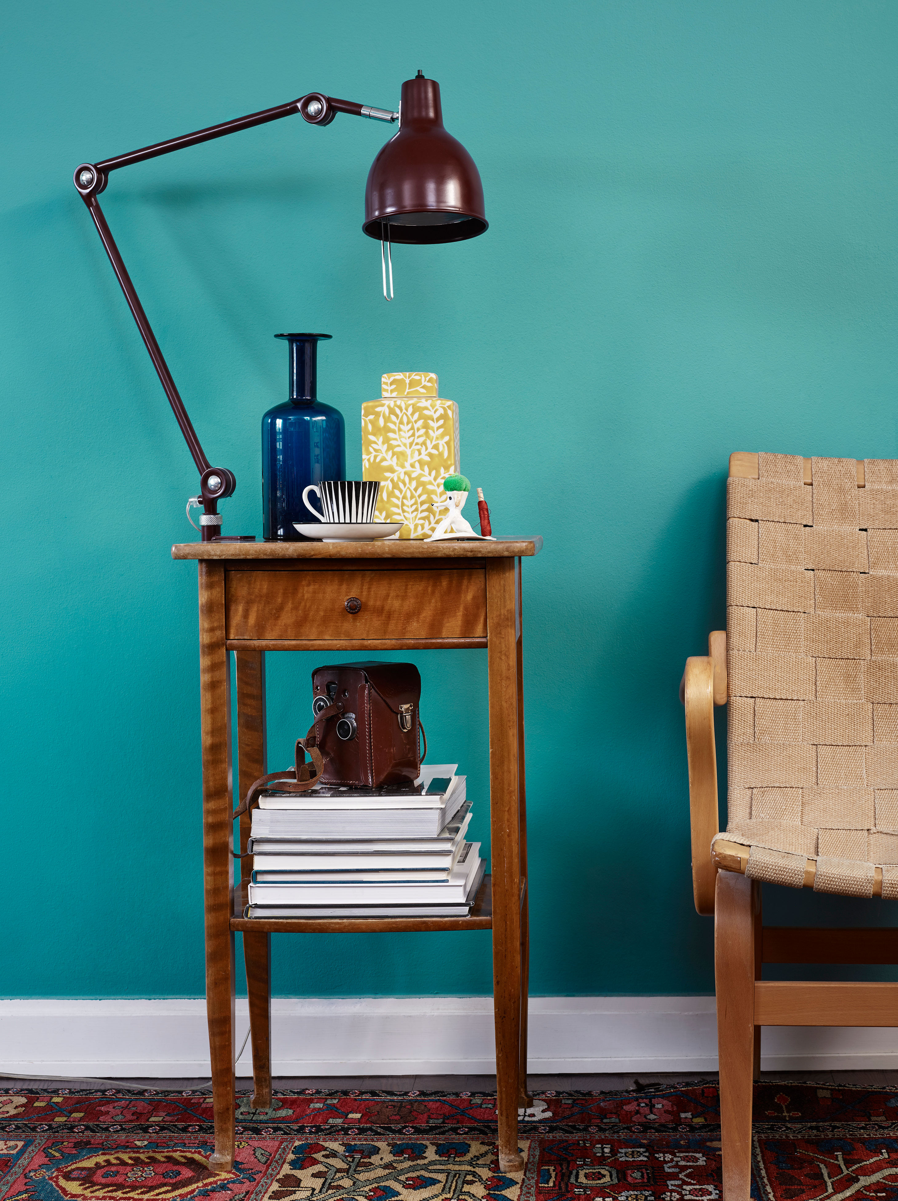 Knallfarger i entreen