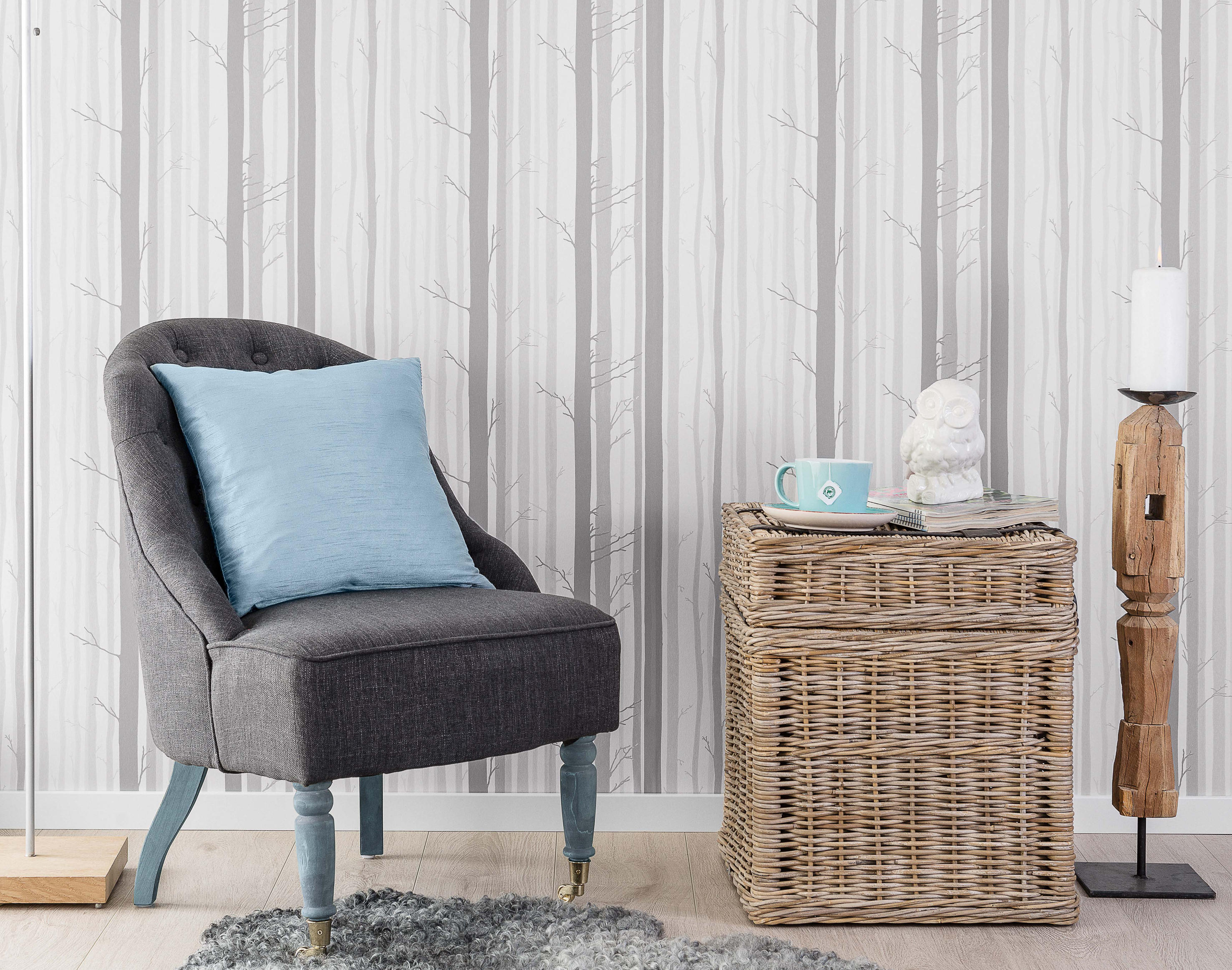 Også Storeys kan by på tapeter inspirert av motiver fra naturen.