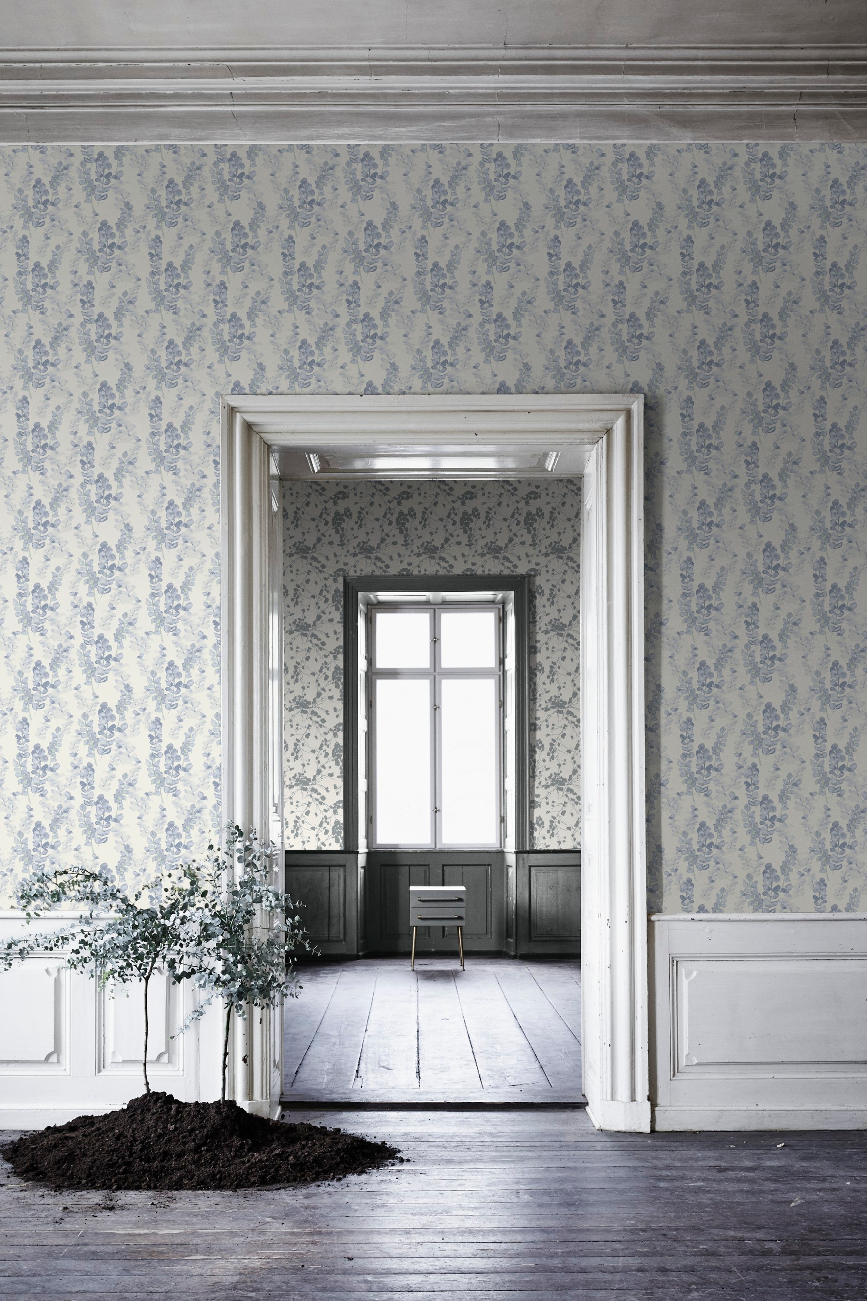 Enkelt å matche maling og tapet