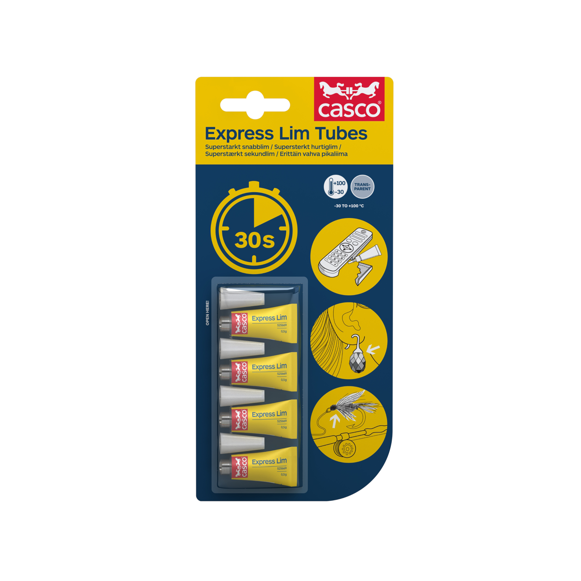 expresslim i emballasje