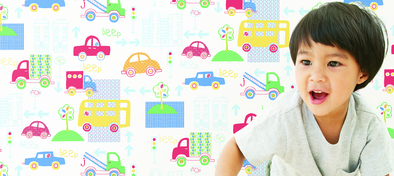 Lekne tapeter til barnerommet