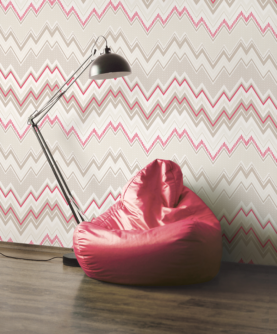 Fantasi Interiør har mange tapeter som passer på ungdomsrommet, blant annet denne fra Tempo-kolleksjonen.