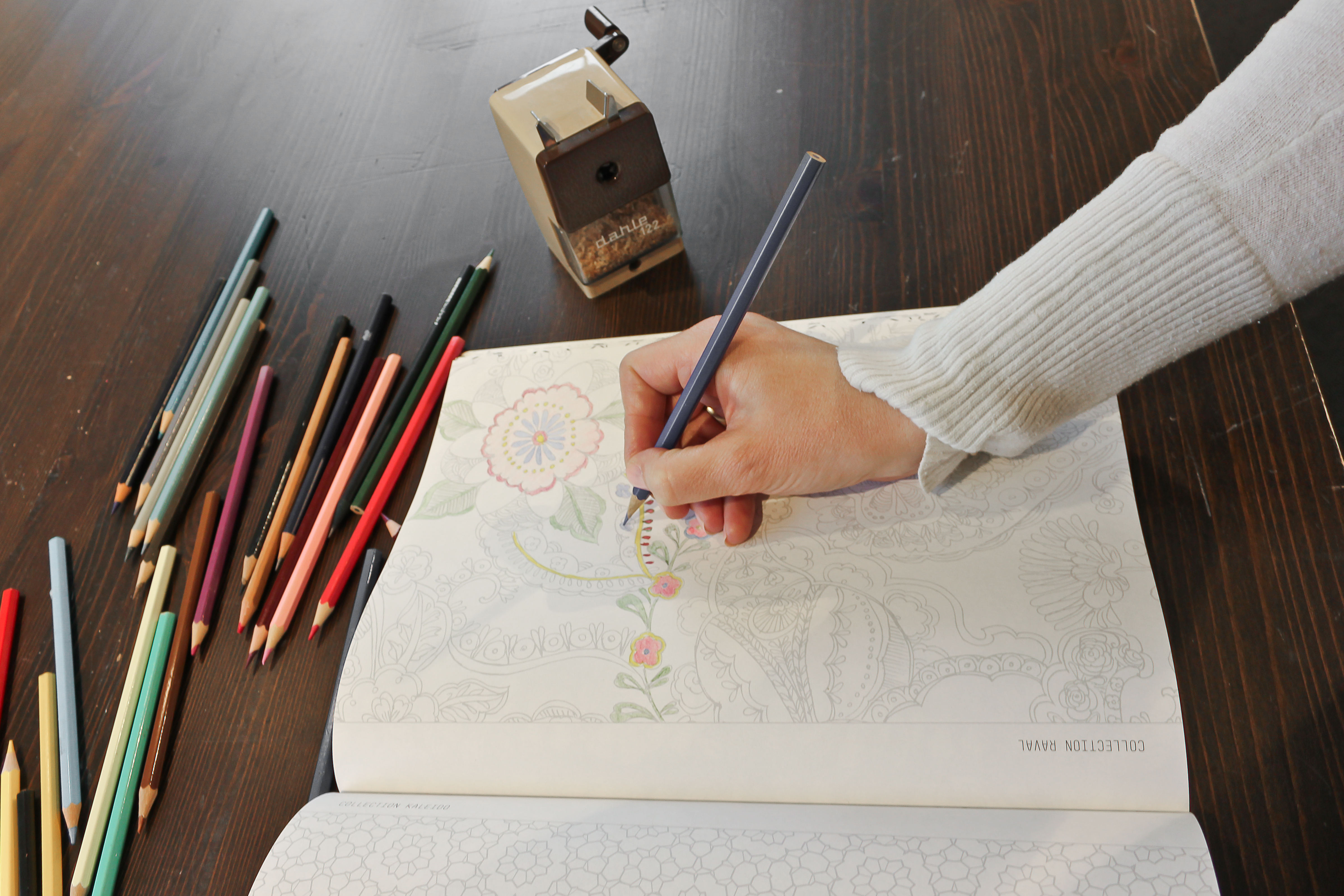 Vi logger av med fargelegging.