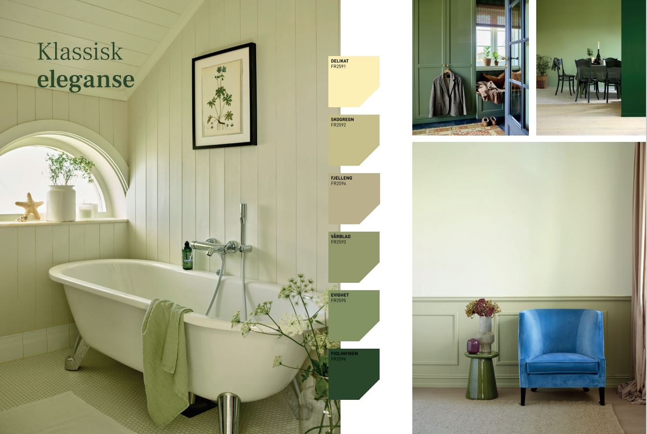 Årets farge og fargepalett, Fargerike