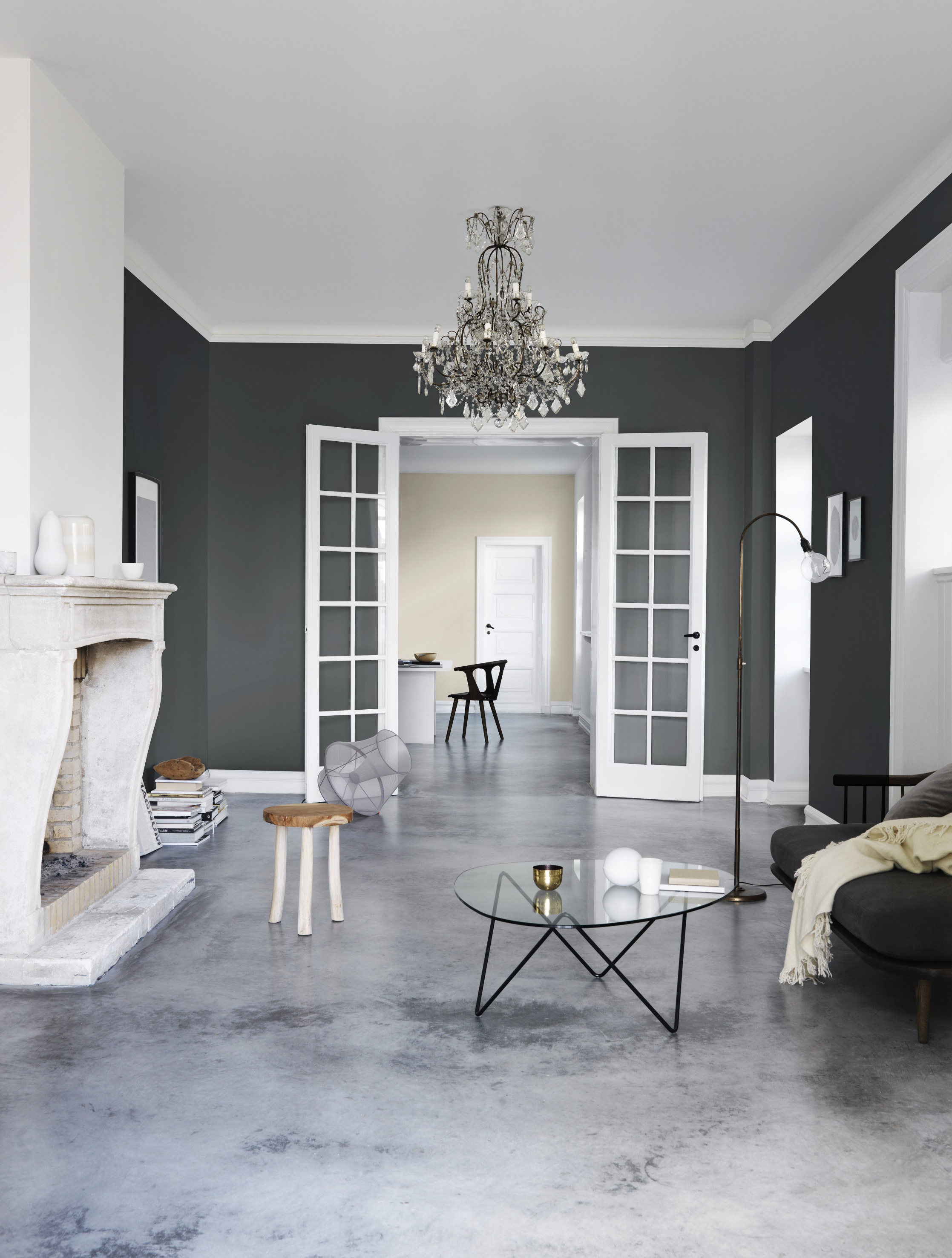 Farger bidrar til å lage et varmt eller et kaldt interiør.