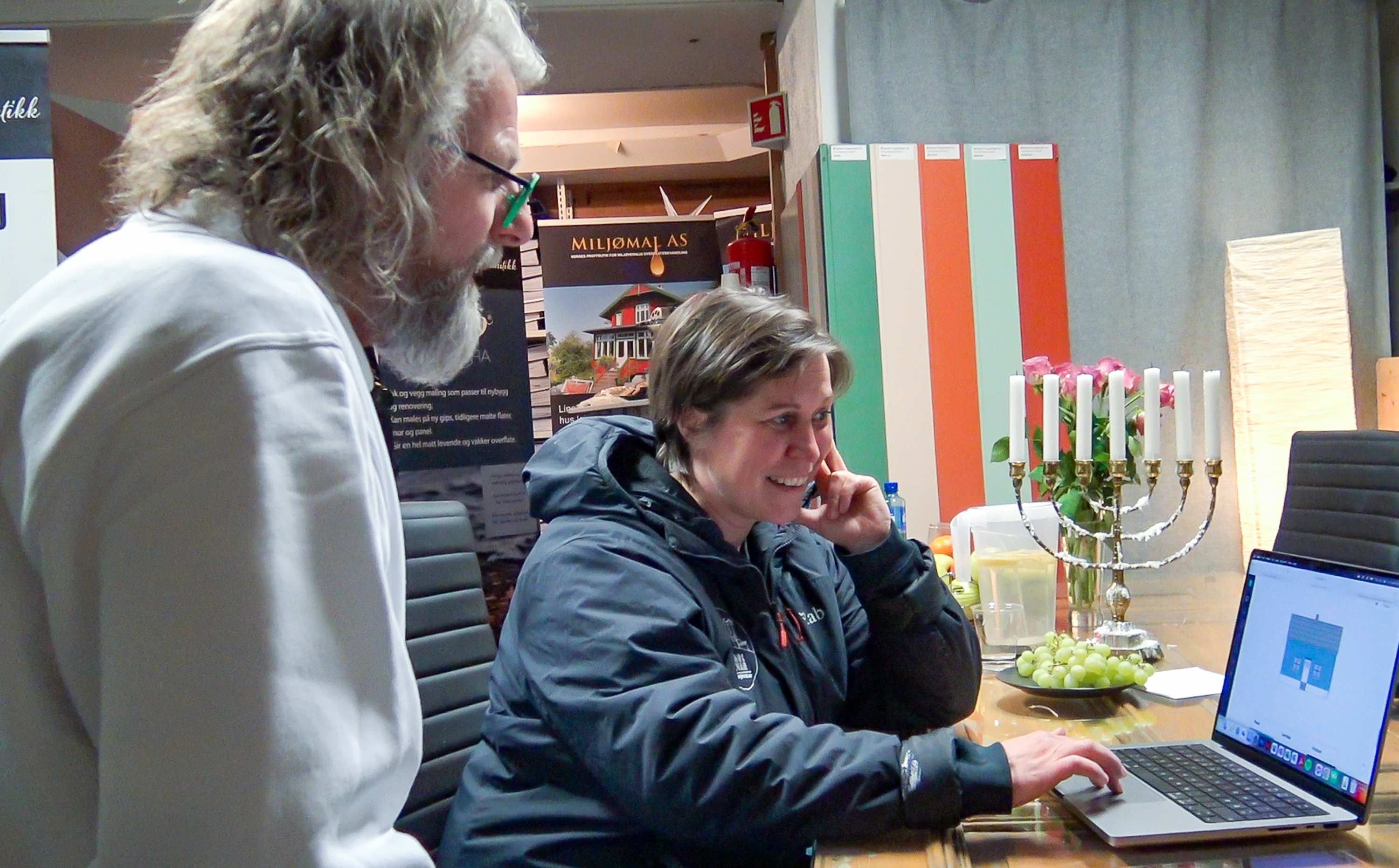 Ny fargevelger med gamle farger 