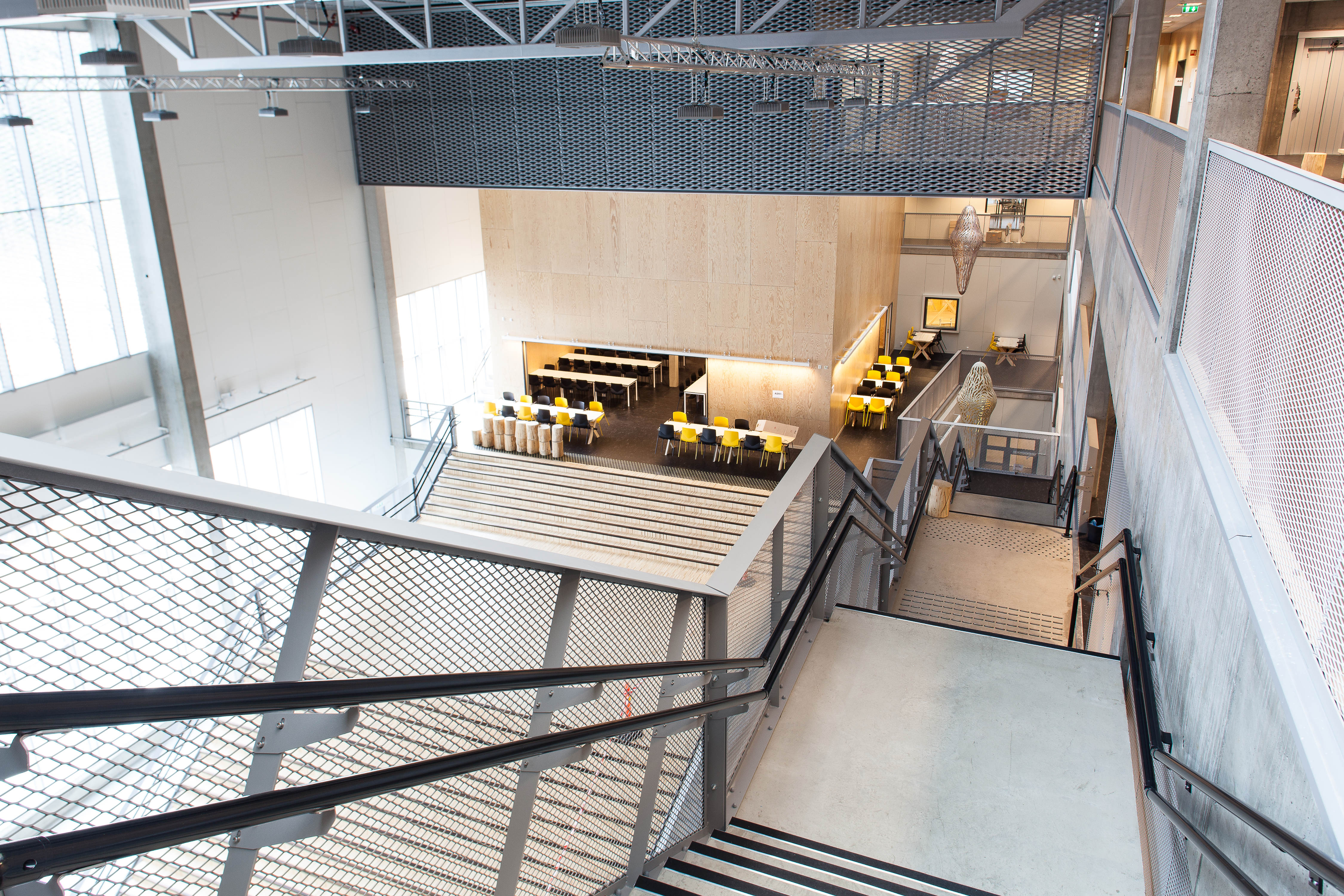 Bygget er imponerende