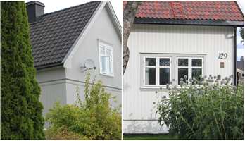 SORT ELLER RØDT?: Hvilken gråfarge som kler huset ditt, kan være forskjellig om taket er sort eller rødt.