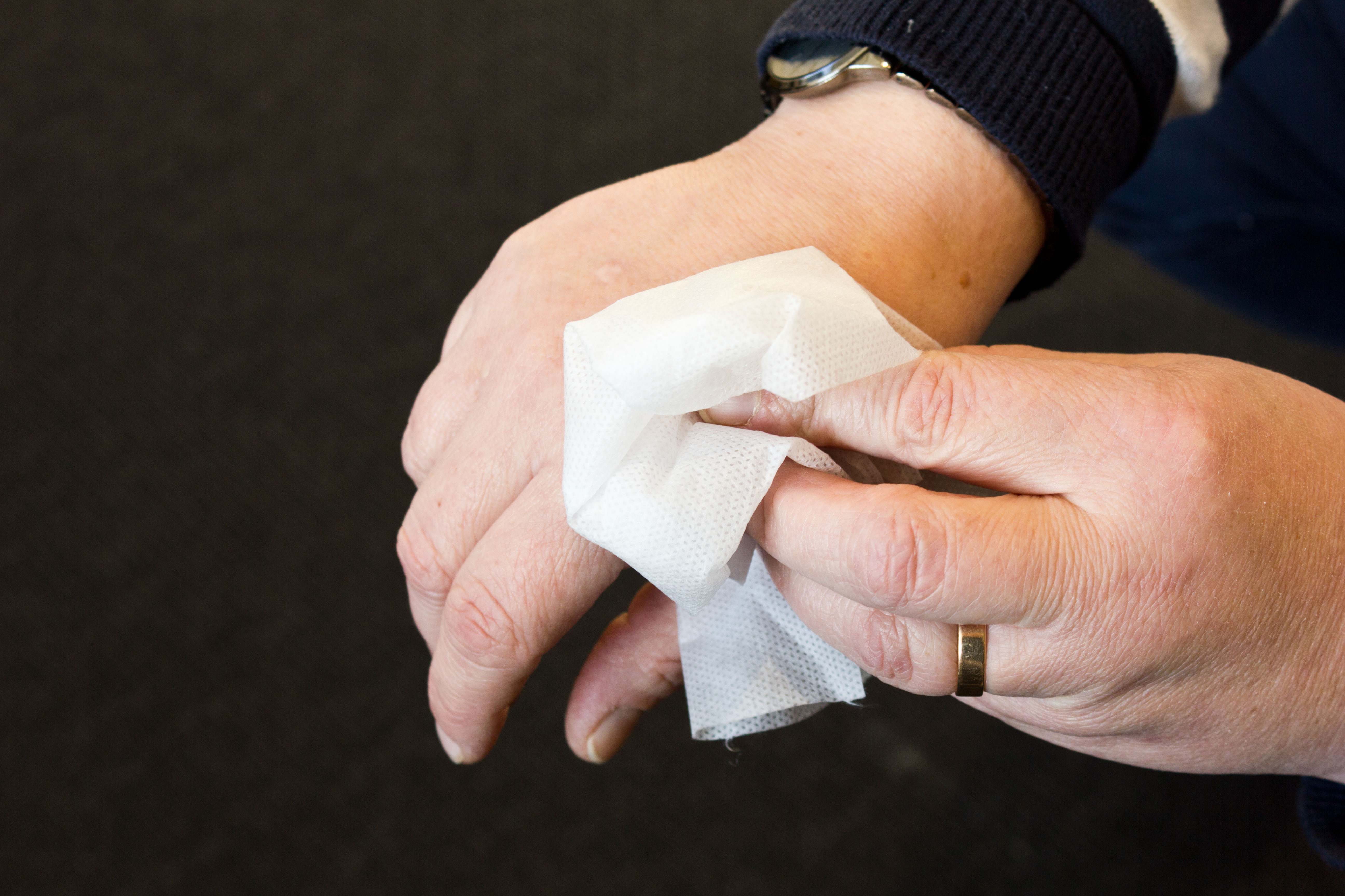 Wipes/våtservietter fjerner maling