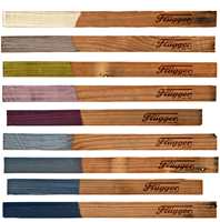 Flüggers trendpalett for treoljer består av ni herlige farger!