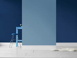 Blått er en vakker interiørfarge som gir rommet liv.