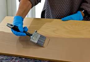 FLYTT RUNDT: Mal en planke eller plate som kan flyttes rundt i rommet i den fargen du vurderer.
