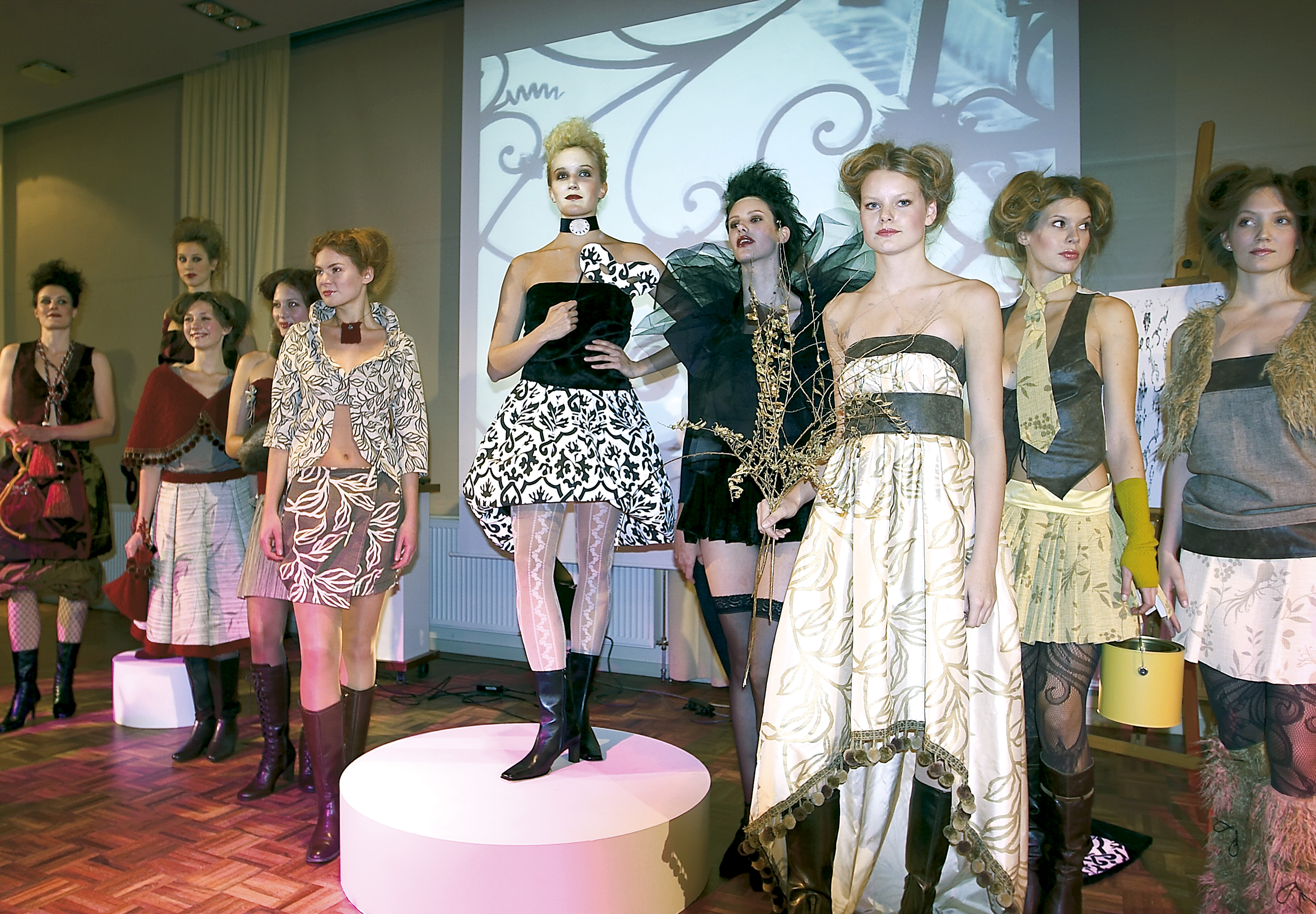 Interiør på catwalken