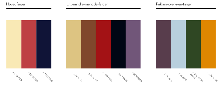 DEN TRYGGE: Paletten er rolig, med et samspill mellom varme og kalde farger, akkurat som vinterens kontraster.