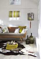 Tekstilene kan brukes til møbeltrekk, gardiner, puter og lampeskjermer.