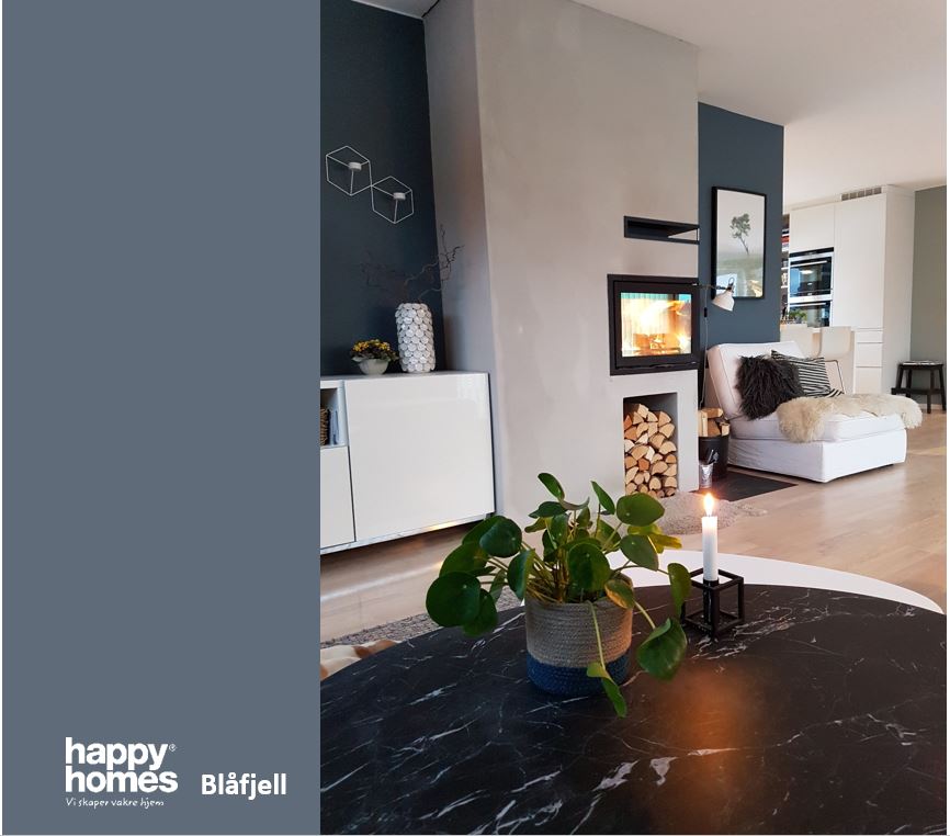 Blått i kombinasjon med lyst