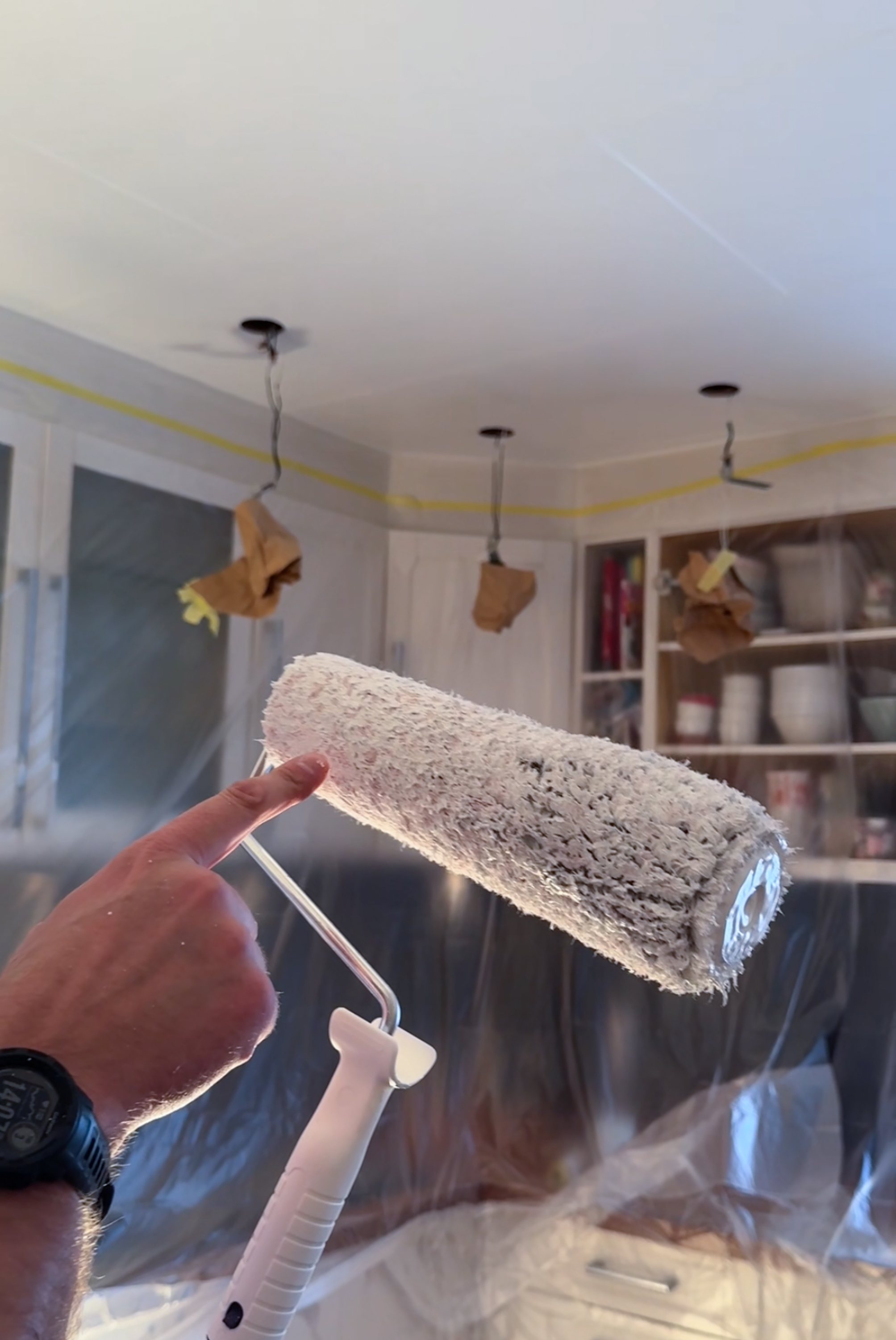 Flatpresset malerull-