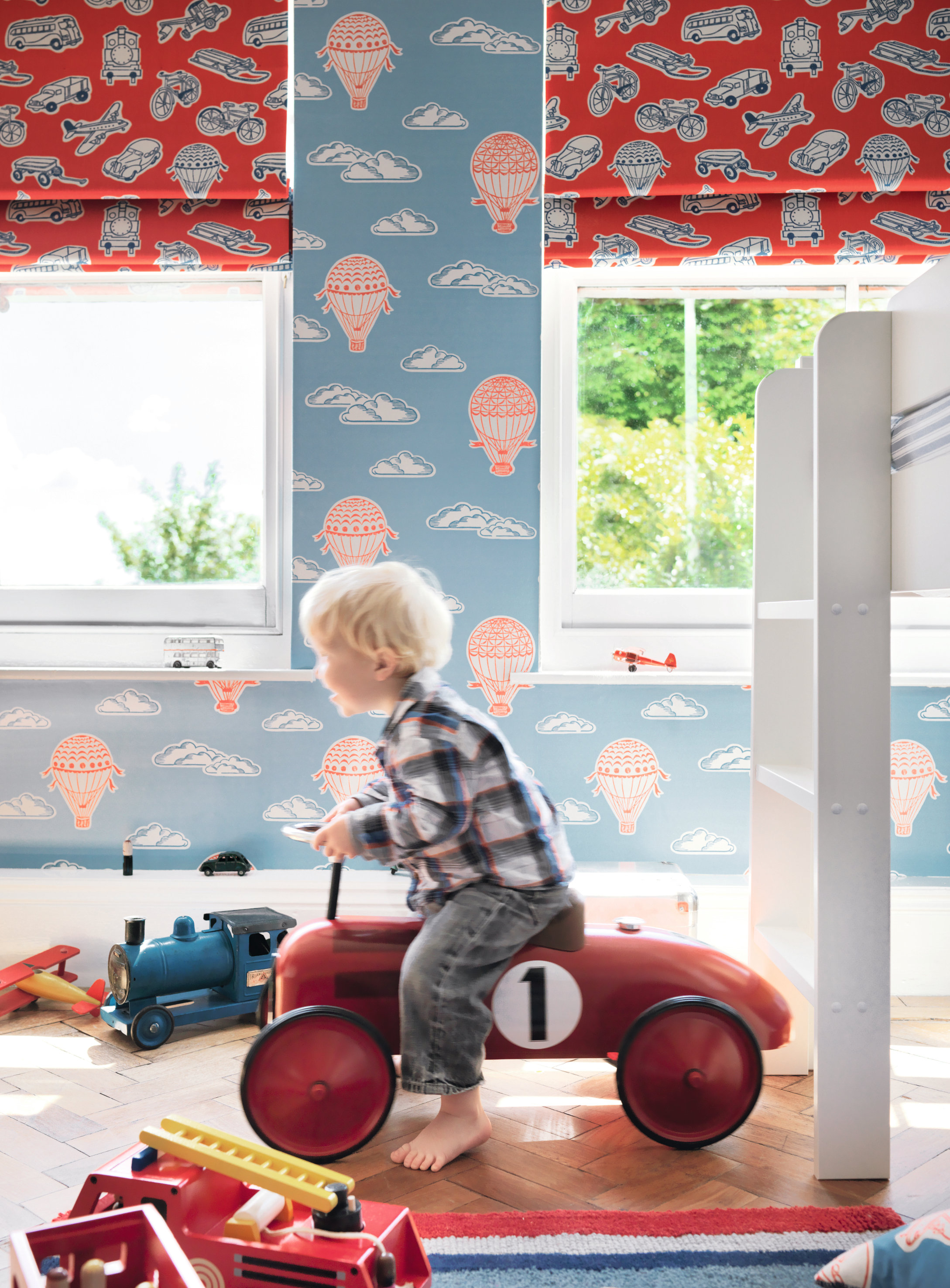 Gardiner på barnerommet