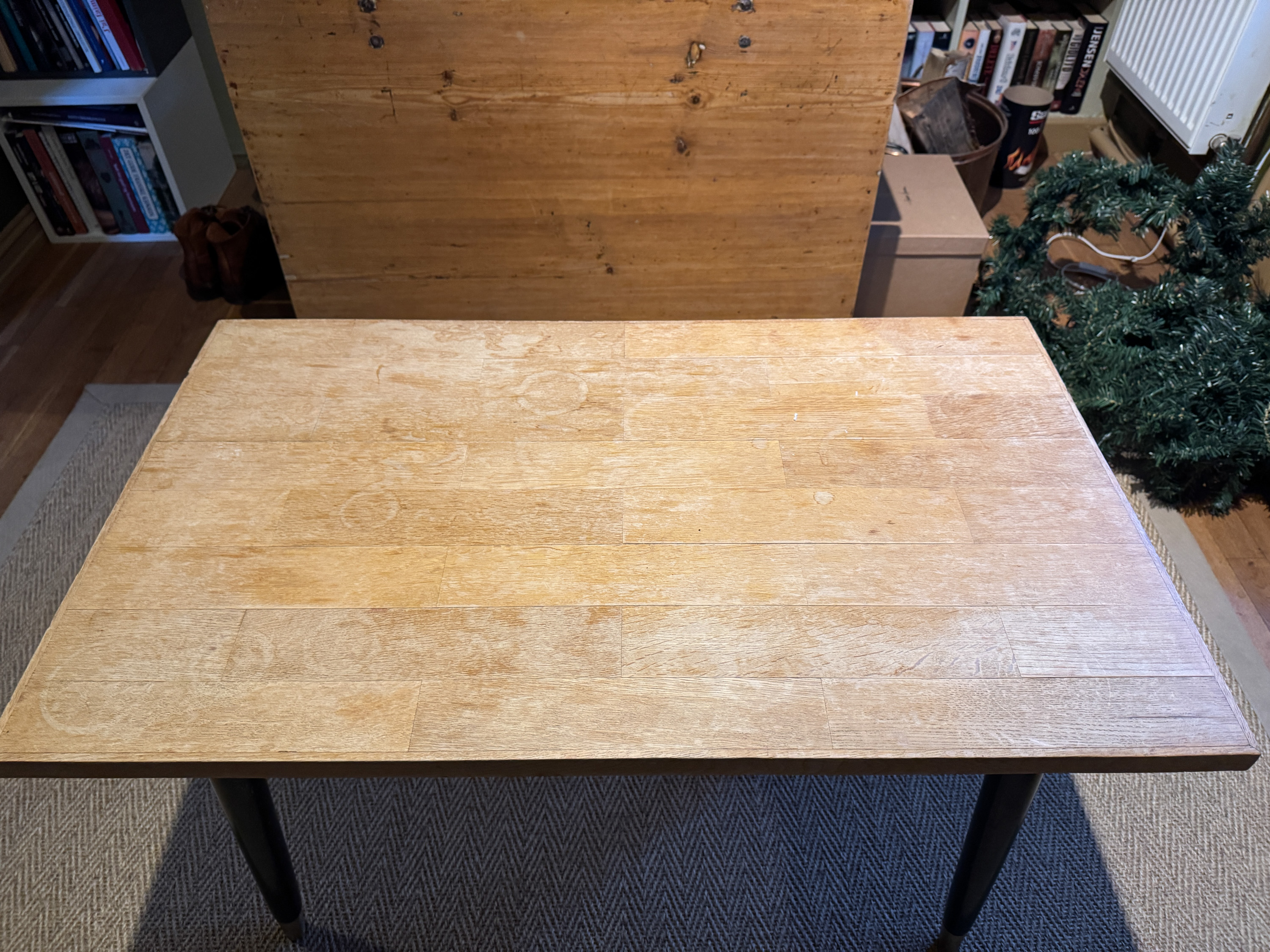 Parkettbord før ringfjerner