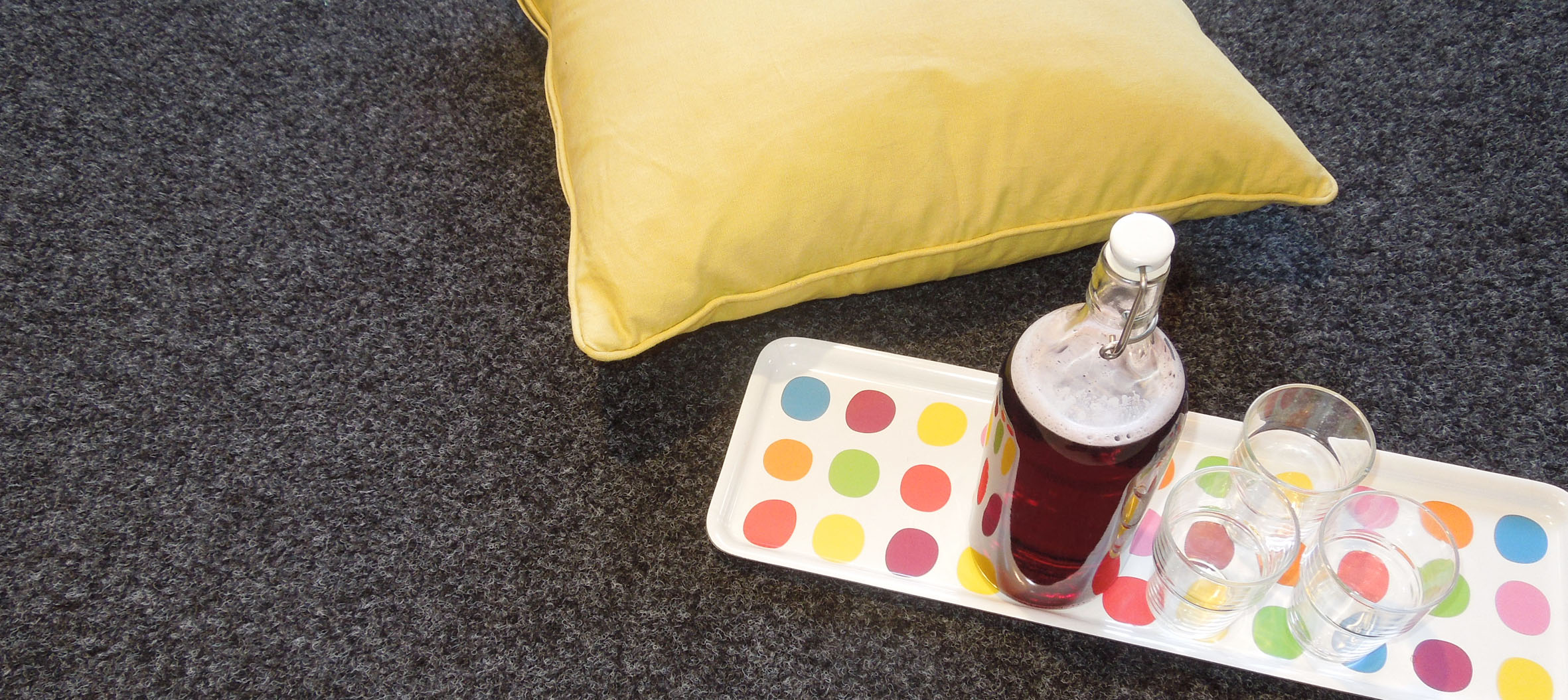 Alltid nyklippet «gress» på balkongen 