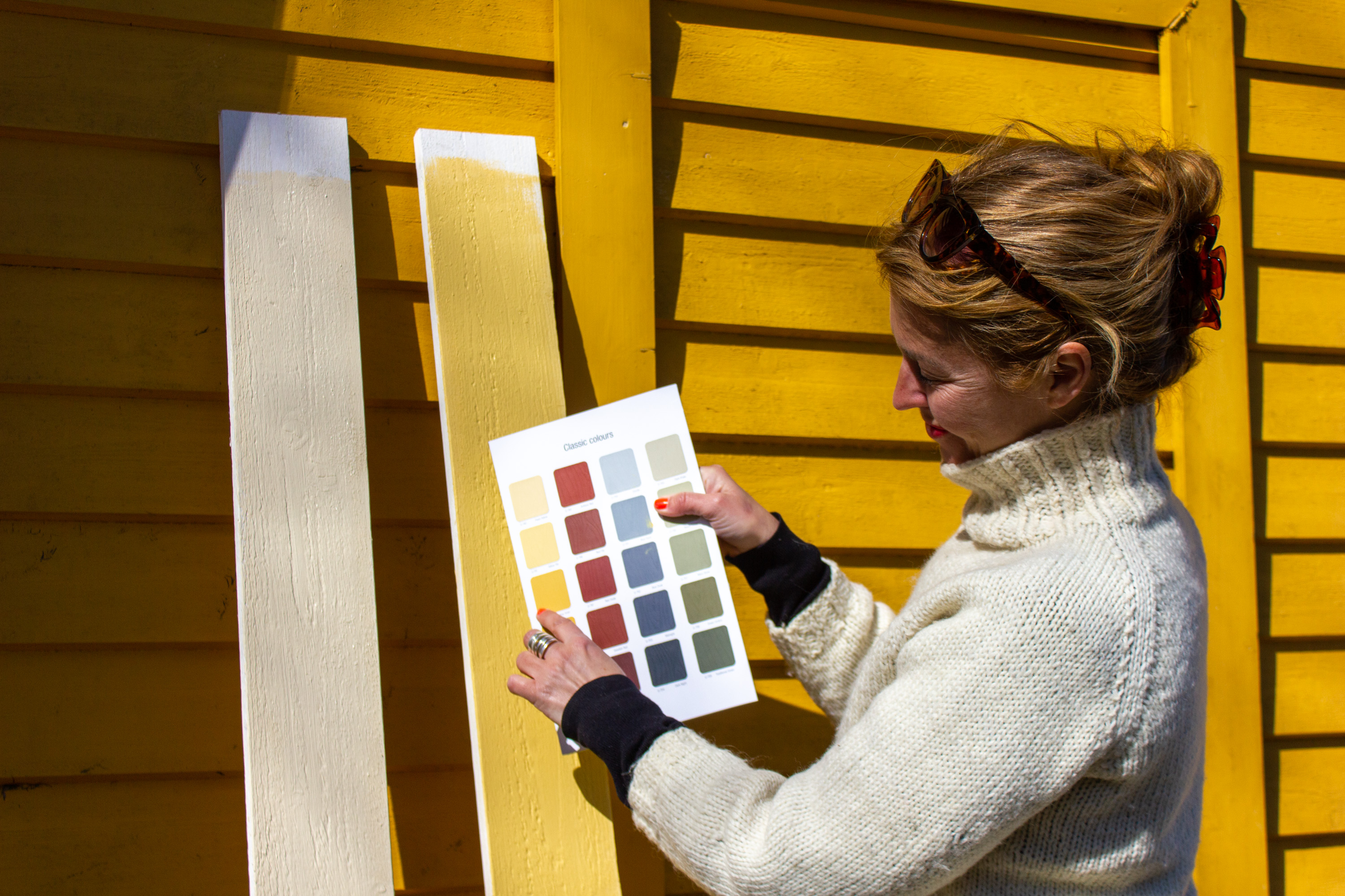 Oppstrøksprøve, bordkledningsbord