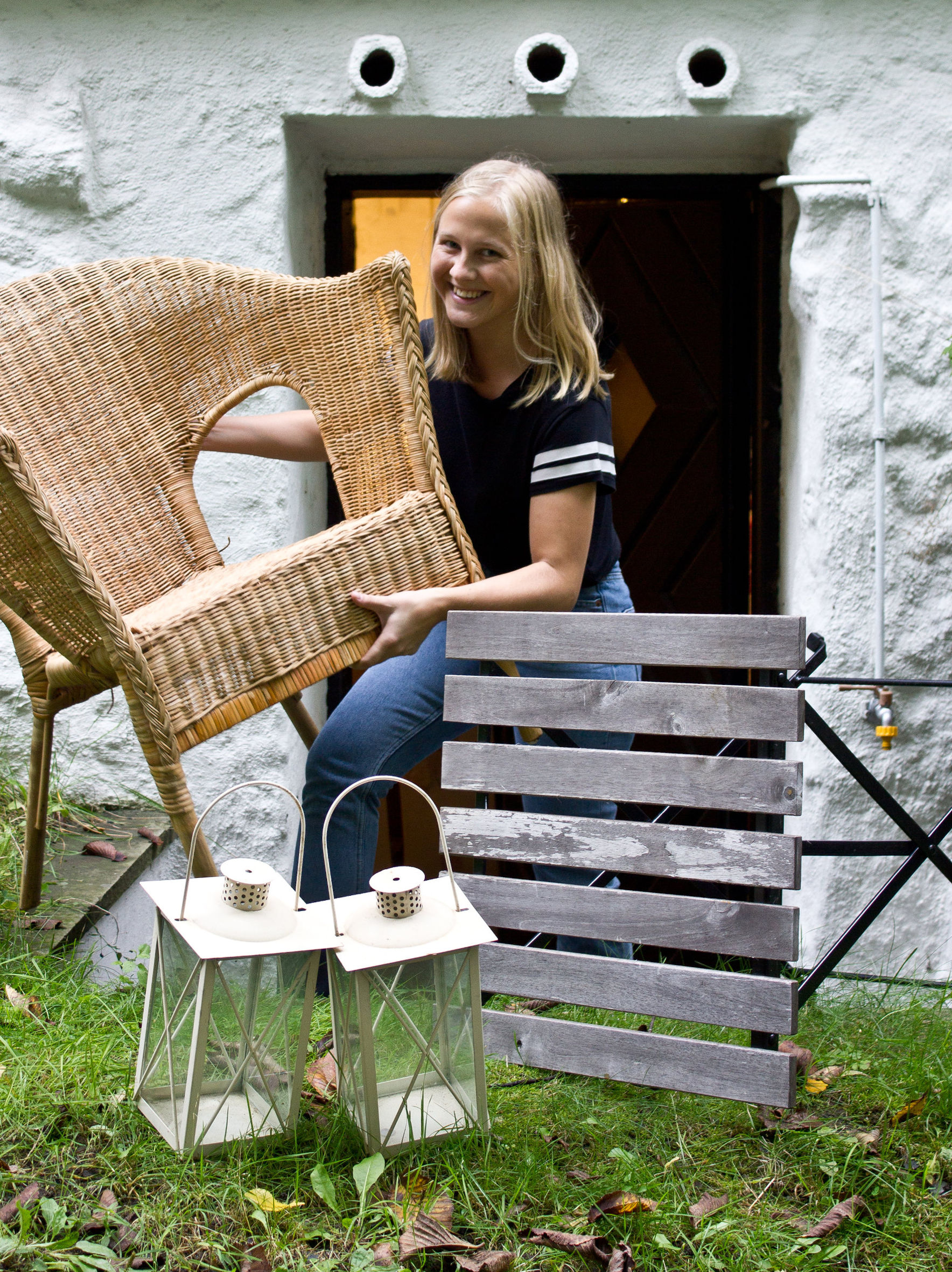 Gjenbruk hagemøbler