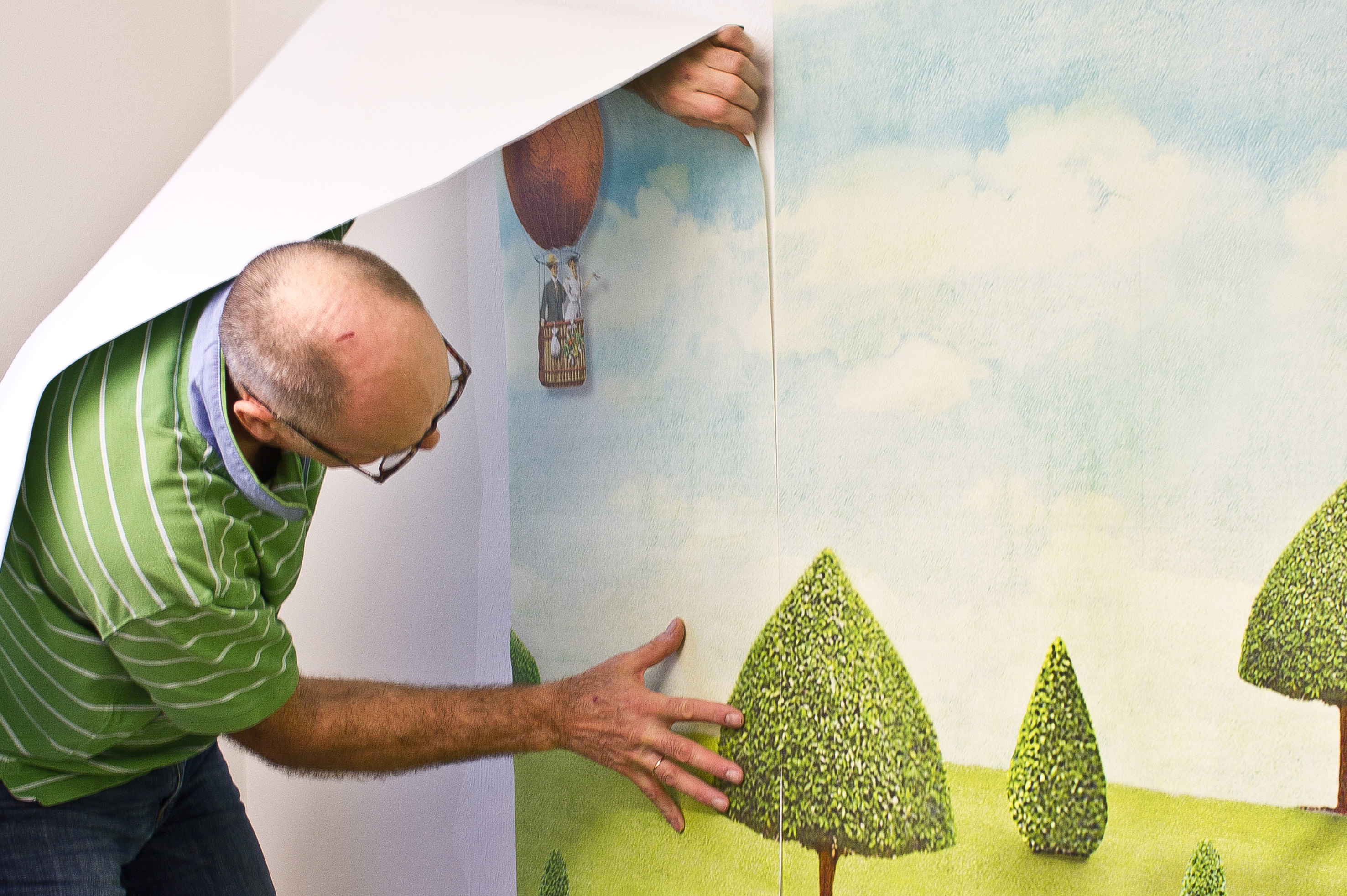 Fototapet med stor F