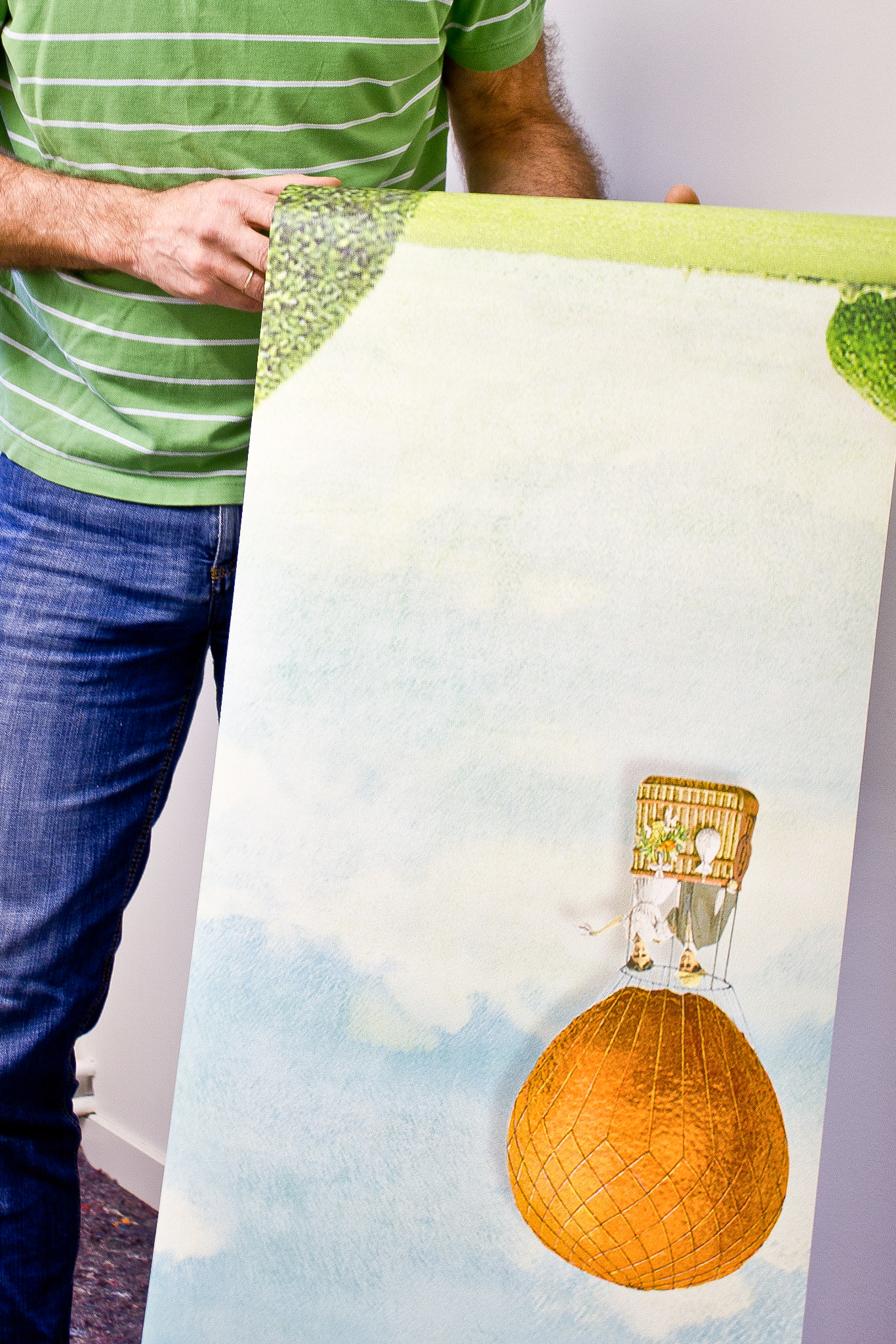 Bestem deg for hvilken del av motivet du vil kutte.