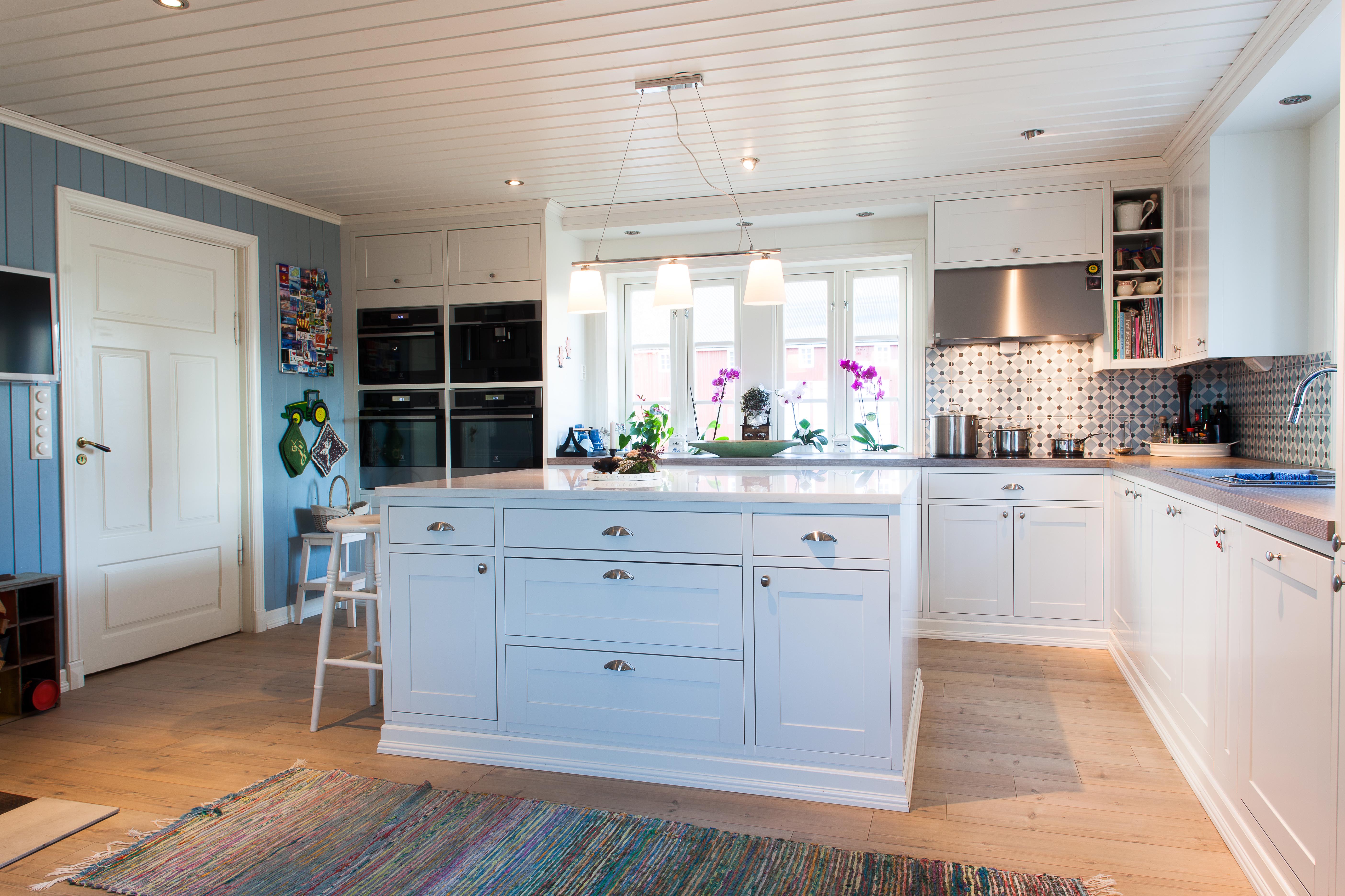 Kjøkken på gammel gård