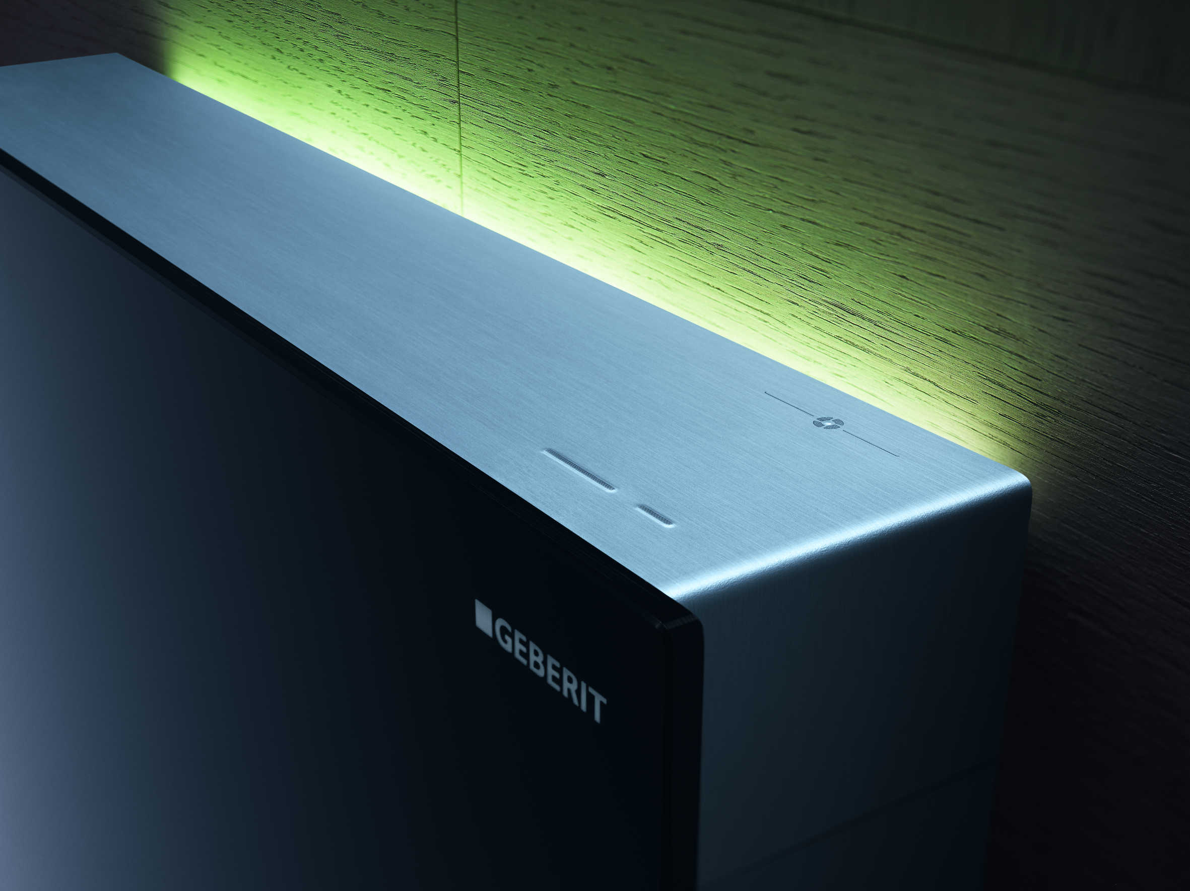 Soft-touch knappen er nederst til høyre.