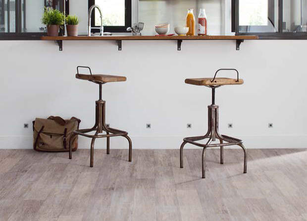 Tøft interiør med vinyl