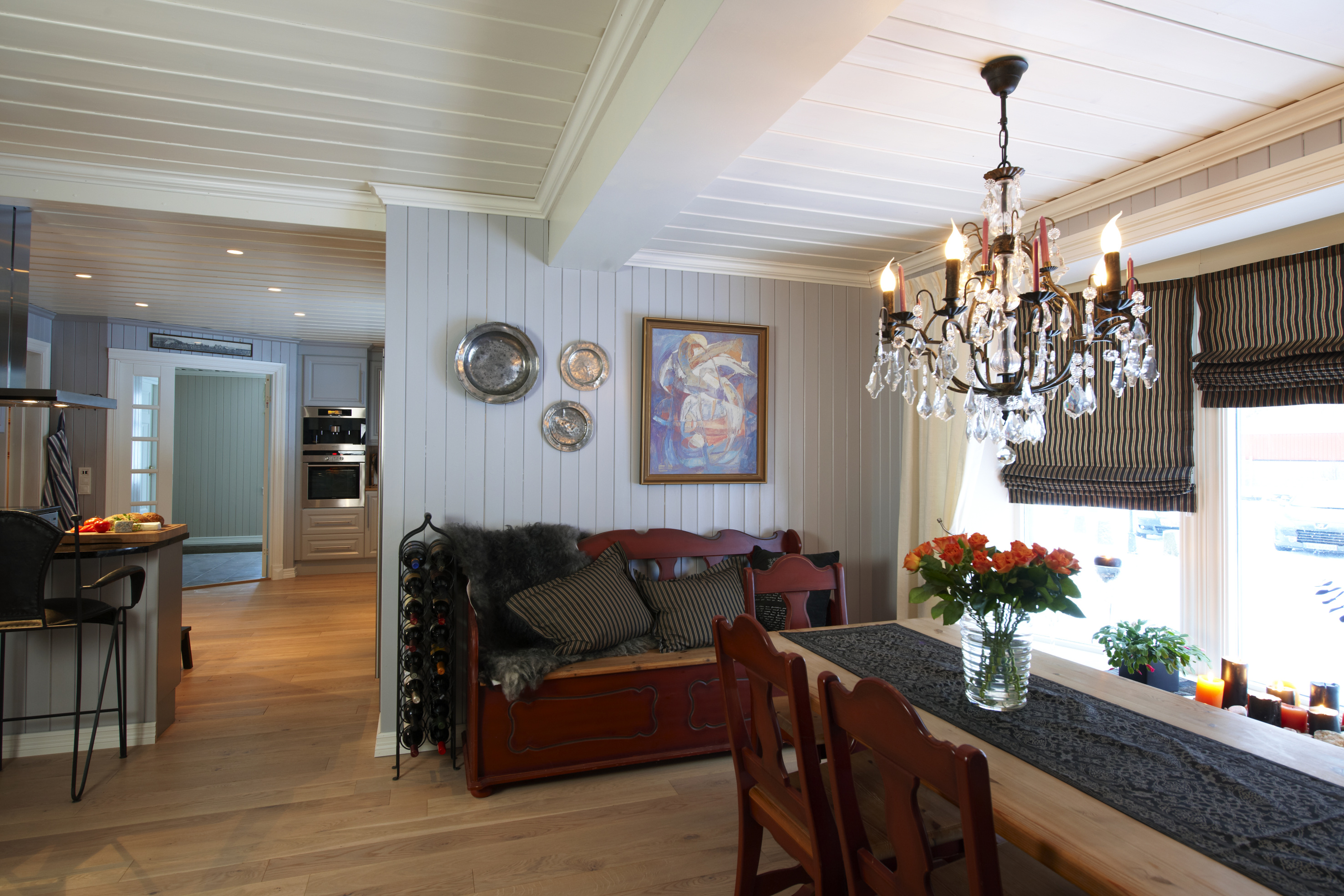 Nytt og landlig kjøkken