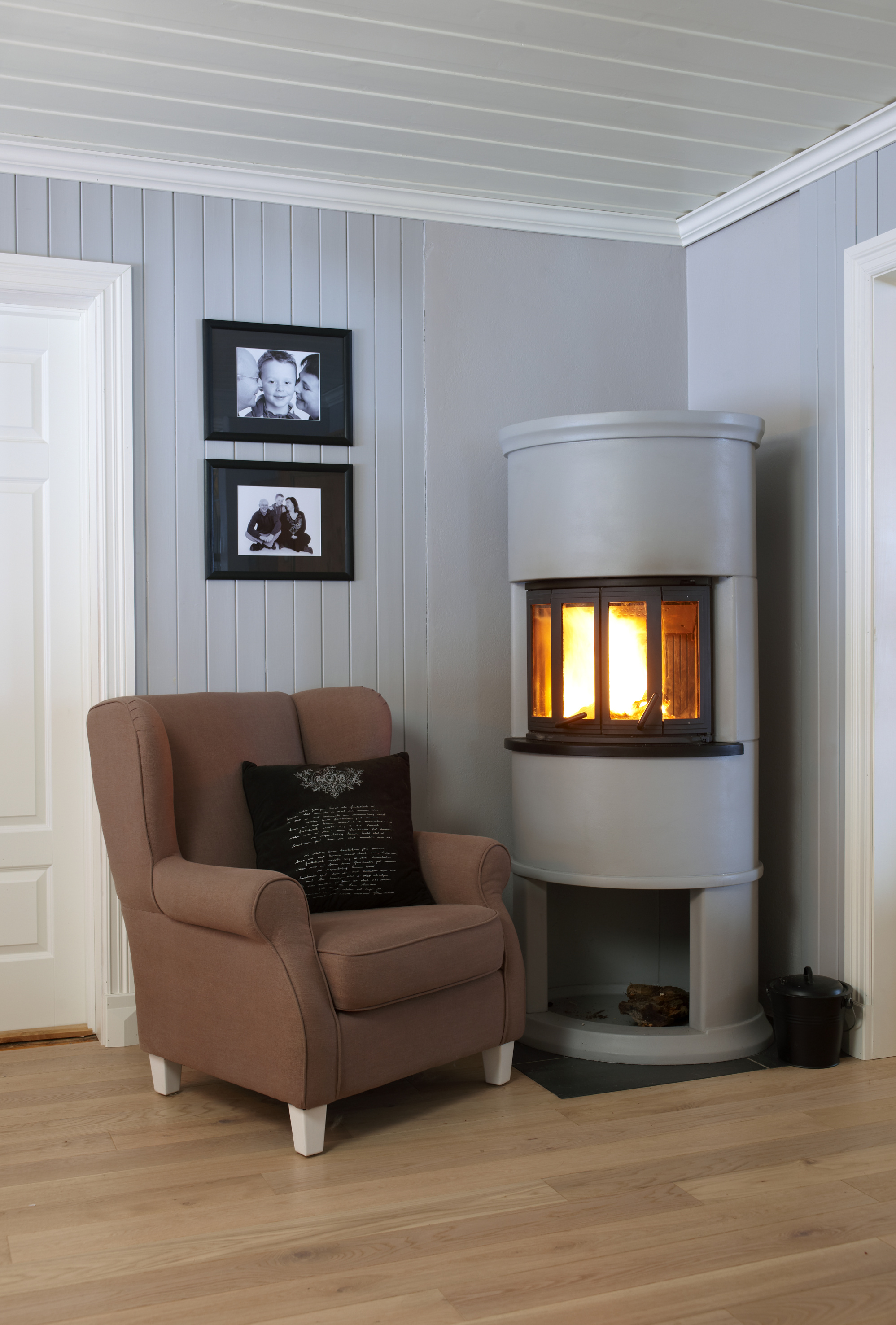 En hyggelig krok, særlig på kalde dager. 