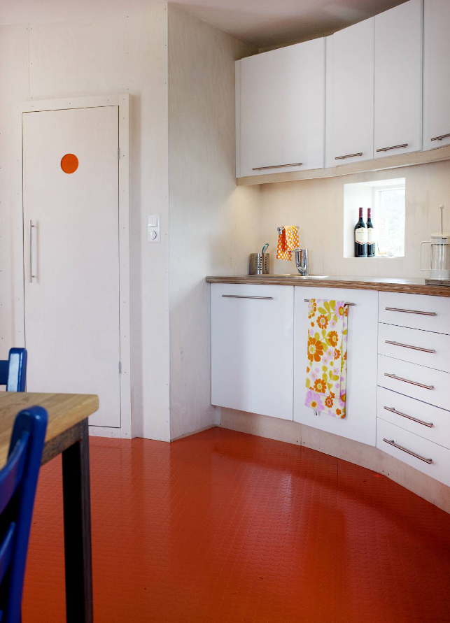 Gummigulv fra Polyflor.