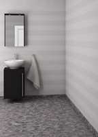 Våtromsvinyl er en glimrende løsning for deg som ønsker å få et rimelig bad som legges fort. Foto: Forbo Flooring
